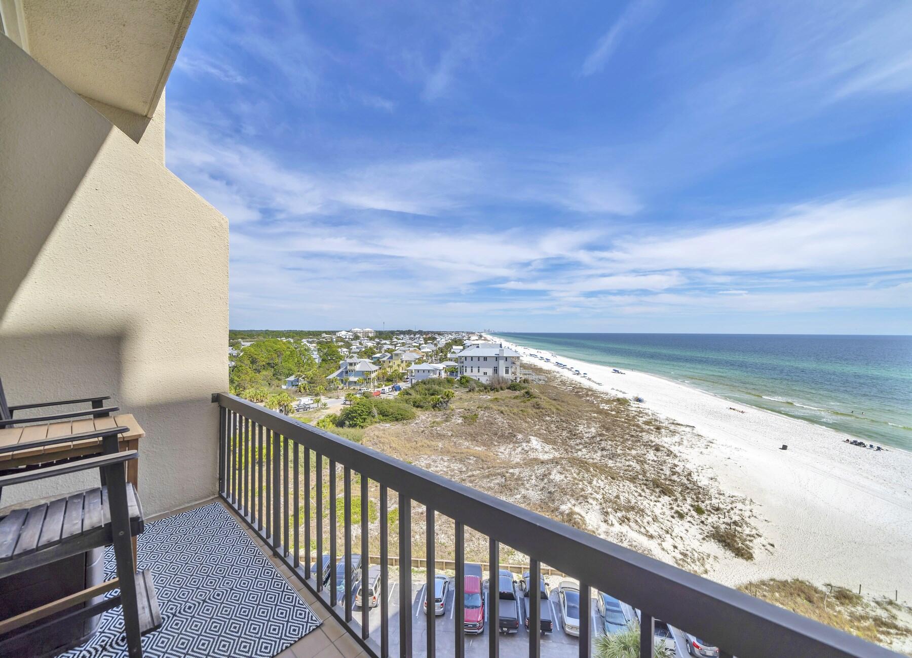Seaside Serenity Awaits at Carillon Beach, Florida! 

Escape to your own slice of paradise in this serene condo nestled within the prestigious community of Carillon Beach, Florida. With its pristine white sand beaches, turquoise waters, and charming coastal atmosphere, this is the ultimate destination for those seeking a luxurious beachfront lifestyle. 

Enter this fully furnished turnkey coastal retreat and be greeted by an inviting open-concept living space, adorned with coastal-inspired decor and flooded with natural light. The spacious living area is perfect for entertaining or relaxing with loved ones. Step outside onto your private balcony and soak in breathtaking views of the Gulf of Mexico, providing the perfect setting for sipping your morning coffee while enjoying the sun rising over the water. Located on the second floor, the spacious master bedroom offers a serene retreat with a private balcony overlooking the tranquil waters of Lake Powell. The master bath features tiled flooring, a walk-in shower, and coastal white cabinets. The second bedroom, known as the bunk room, boasts an ensuite full bath and unbelievable views of the beach and coastline, providing a perfect haven for guests or family members.

Carillon Beach offers a wealth of amenities for residents to enjoy, including indoor and outdoor pools, gym, sauna, library, billiard room, tennis courts, pickle ball, playground, boat launch, parking for boats, watercraft and trailers, a fitness center, and direct access to the pristine beaches of the Gulf Coast. One pair each of kayaks and bikes are yours to enjoy or take a leisurely stroll along the winding pathways, explore the charming boutiques and restaurants, or simply relax and soak in the breathtaking sunsets.

Conveniently located just minutes away from Rosemary Beach without the 30a traffic and with more privacy on the secluded beaches of Carillon. You will have easy access to an array of shopping, dining, and entertainment options.

Whether you're looking for a permanent residence, a vacation getaway, or an investment opportunity, this Carillon Beach condo offers the perfect blend of luxury, comfort, and coastal living. Don't miss your chance to experience the unparalleled beauty and tranquility of this idyllic seaside community. Schedule your private showing today and make your beachfront dreams a reality!
