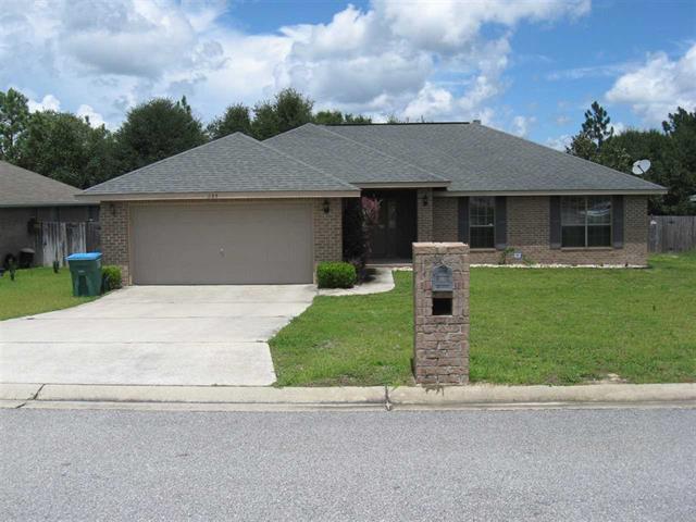 4 BR 2 BATH ALL BRICK HOME BUILT IN 2009 LOCATED IN A NICE SUBDIVISION IN THE HEART OF CRESTVIEW EASY ACCESS TO I-10 AND HWY 85 1838 SQ FT 4
BEDROOMS 2 FULL BATHS, HIGH CEILINGS & A WOOD BURNING FIREPLACE IN THE GREAT ROOM! BAMBOO HARDWOOD FLOORS IN THE GREAT ROOM, DINING AREA & IN ALL 4 BEDROOMS TOO! TILE FLOORING IN
BOTH BATHROOMS, THE KITCHEN & INSIDE LAUNDRY ROOM. ALL STAINLESS STEEL APPLIANCES STAY. DOUBLE CAR GARAGE WITH 1 OPENER. KITHCEN HAS HIGH CEILINGS AND
BREAKFAST BAR. MASTER BATH HAS A DOUBLE VANITY, WALK IN CLOSET & A GARDEN TUB. a SPACIOUS PRIVACY FENCED BACKYARD WITH DOUBLE GATE. ALL ELECTRIC. BUYER & BUYERS AGENT TO VERIFY EXACT SQUARE FOOTAGE, ROOM SIZES, ZONING, LOT SIZE, ALL SCHOOL DISTRICTS & HOA FEES, HOA COVENANTS & RESTRICTIONS FOR THEMSELVES.