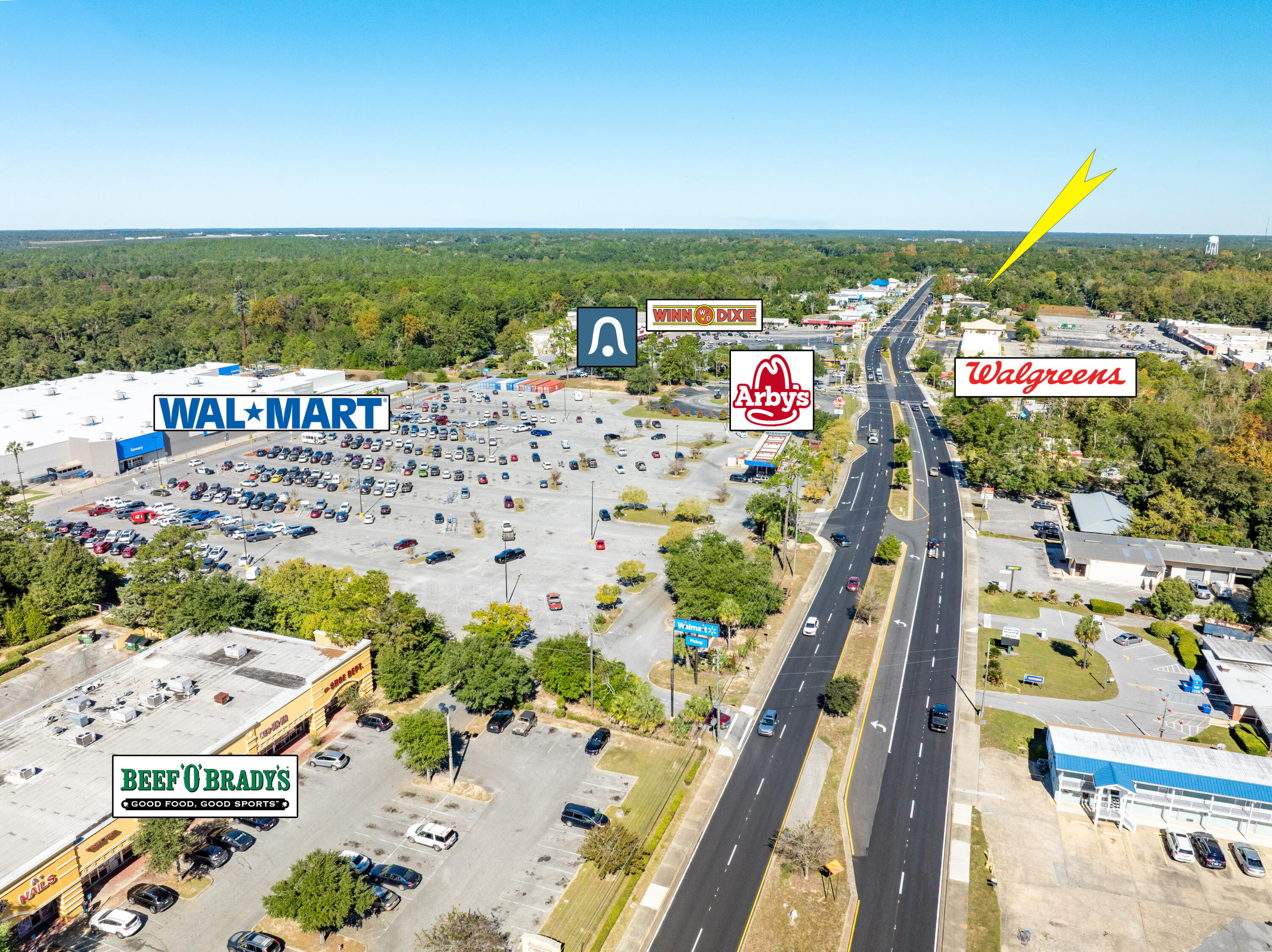 NEW LISTING! HIGH TRAFFIC! PRIME COMMERCIAL OPPORTUNITY! 0.87± ACRES! Unlock the potential of this exceptional commercial vacant land fronting Highway 331 in the city limits of DeFuniak Springs, Walton County, Florida. This strategically located property boasts unparalleled visibility and accessibility, situated approximately 1.5 miles from Interstate 10. With 0.87± acres of prime commercial land, there's ample space to accommodate a variety of business needs, and the commercial zoning allows for multiple uses, providing the freedom to explore diverse business opportunities. This high-traffic area ensures maximum exposure, making it ideal for retail, office, or hospitality developments. You may access this parcel from Highway 331 or 13th Street. This property presents a fantastic... opportunity to invest in DeFuniak Springs' growing economy, with increasing demand for commercial spaces. Centrally located to key destinations such as Niceville, Crestview, Eglin AFB, Destin, Fort Walton Beach, Scenic 30A, and Panama City Beach, this site is perfect for capturing both local and tourist markets. Don't miss your chance to shape the future of this vibrant area! Buyer to verify all data. There is no survey or wetland assessment on file.