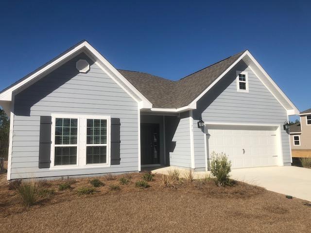 Brand New home with award winning floor plan in the conveniently located Eagle Bay Landing, just minutes away from Grand Blvd and all of its wonderful restaurants movie theaters and ent. options. Approx one mile form Topsail State Parks Beach voted one of the best state parks in the USA! Three bedroom plus 2 full baths, Lrg master suite w/walk in closet, large 2 car gang. back yard, backs up to a preserve for a natural peaceful setting, granite counter tops, stainless appliances wood floors!
