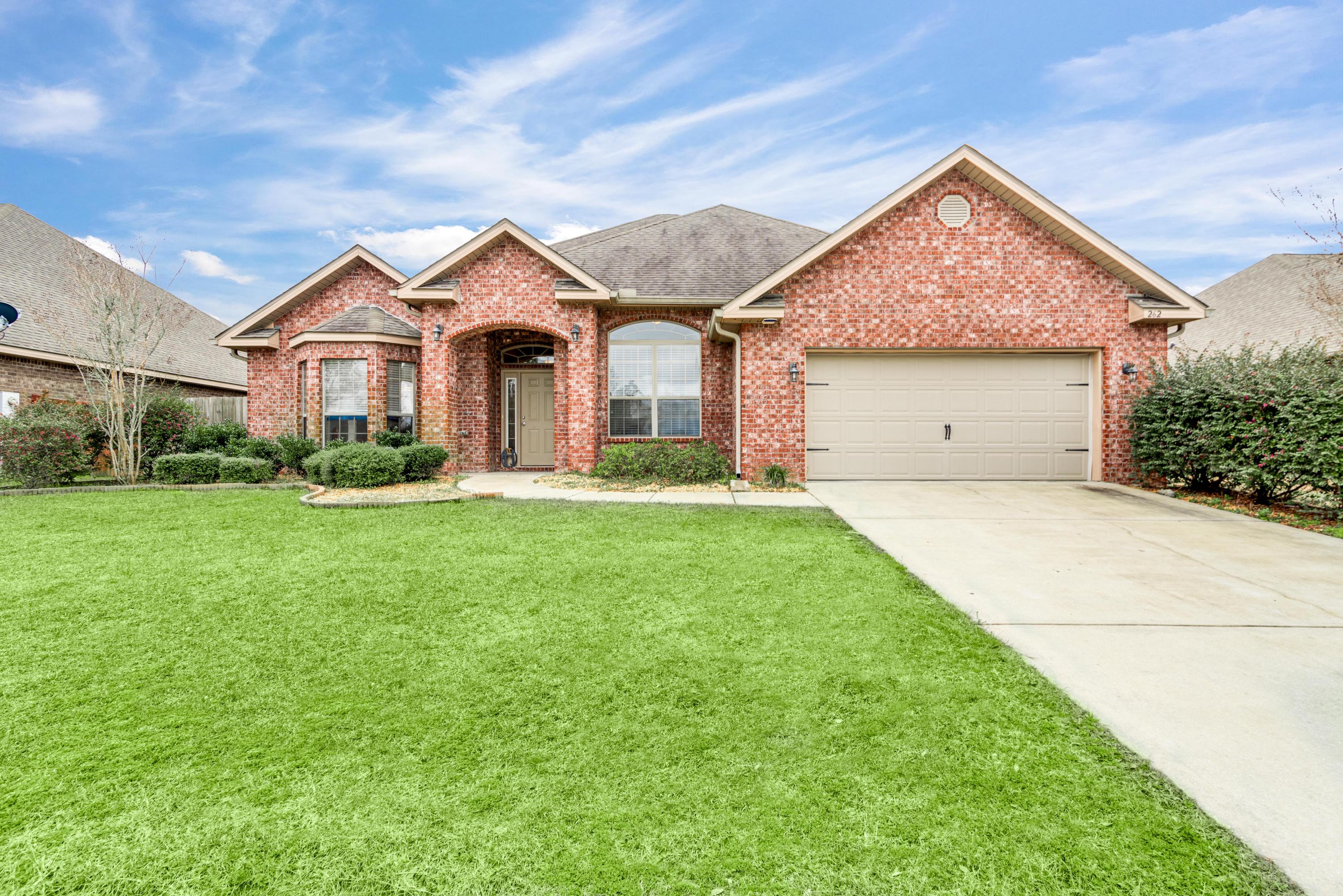 Immaculate 4 Bedroom, 3 Bath Floor plan in Liberty Oaks. Over 2600 sqft. of fabulous living space. Level lot in desirable subdivision has easy access to 90 and 85. Great curb appeal and mature landscaping. Enter into a large foyer, to the left is the formal dining room and to the right is the 4th bedroom or office space. HUGE kitchen features plenty of space and cabinetry for storage and kitchen island. Eat in kitchen area and breakfast bar for early morning meals. Huge living room that can accommodate large furniture. Additional bedrooms are large and have walk in closets. Covered back porch and privacy fenced back yard. 2 car garage and so much more! Don't miss your opportunity to see and own this home!