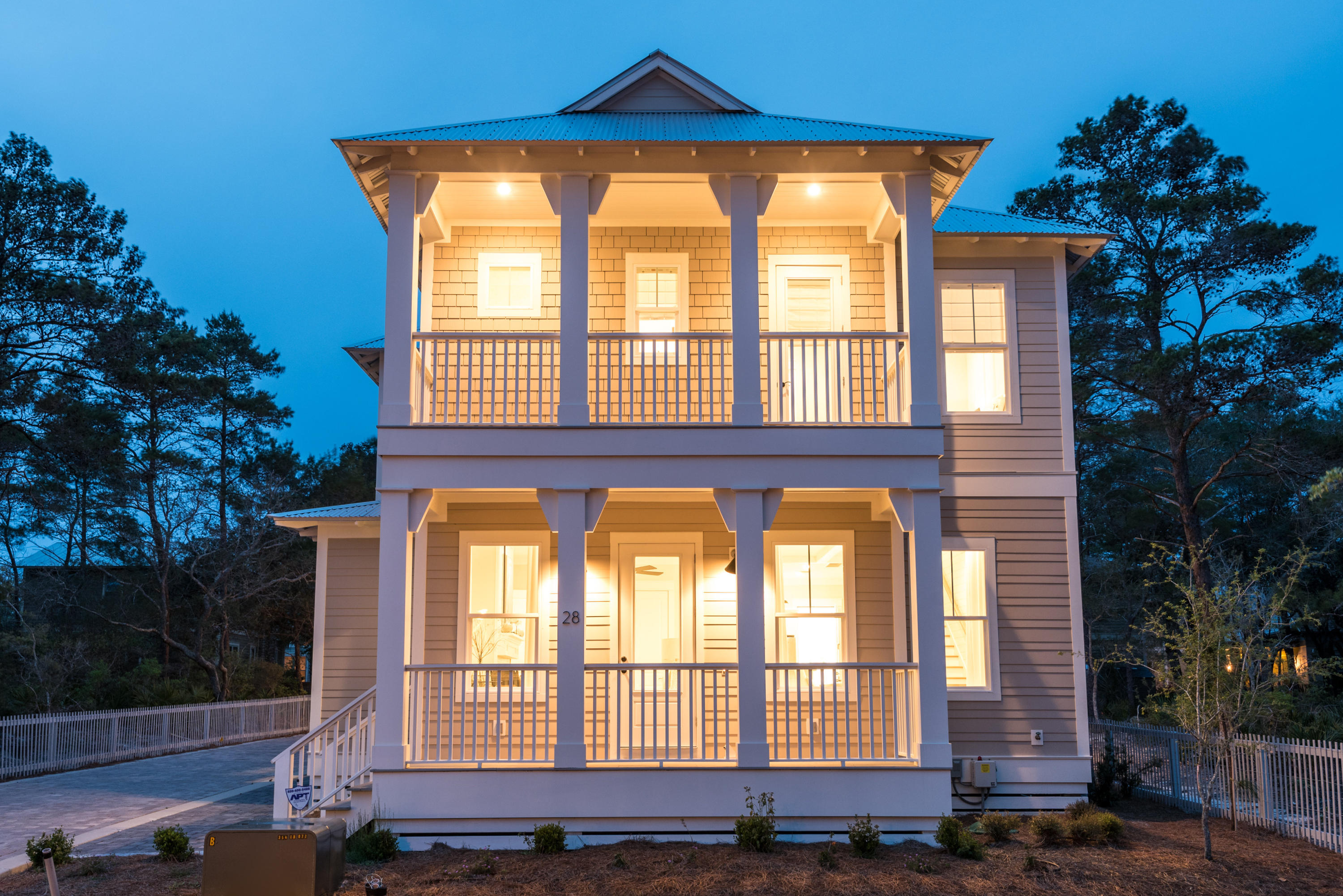 Laurelwood B Plan -The Village of Grayton Beach offers beautiful new homes in the quaint community of Grayton Beach. This 2 story home boasts 4BR/4BA, open living concept plus a garage. There is one bedroom on the first floor and the others make up the 2nd floor. Each bedroom has an en-suite bathroom. Enjoy a private balcony off of the master bedroom. The kitchen will offer 42' maple wood shaker style cabinets with soft close doors and drawer, granite countertops, tile backsplash and stainless steel appliances. Just a few of the other incredible features this builder offers are JELD-WEN impact-hurricane resistant windows, 2x6 exterior framing, 2-10 home buyers warranty, high speed structure wiring network, Galvalum metal roof and much more. This 47 unit community is conveniently locat between the Scenic Hwy 30A corridor and Highway 98. There is a community pool to enjoy and the beach is just a bike ride away. You are really in the heart of 30A here in The Village of Grayon Beach; so close to the beaches and restaurants of Grayton Beach, Seaside and the other communities along 30A. Or you can head north to Highway 98 and you are close to Grand Boulevard, Destin and Panama City.  HOA and fees are still being developed. Actual fees due are not known at this time.