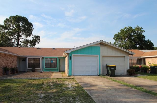 REO Real Estate Owned. Great location in Canterbury Woods subdivision near FWB high school and mall. There is no HOA on this one story townhome, with one car attached garage that includes work bench and organized for any do-it-yourself enthusiast. This property may qualify for seller financing (Vendee). Call to take a look today at 413 Odin Lane today.