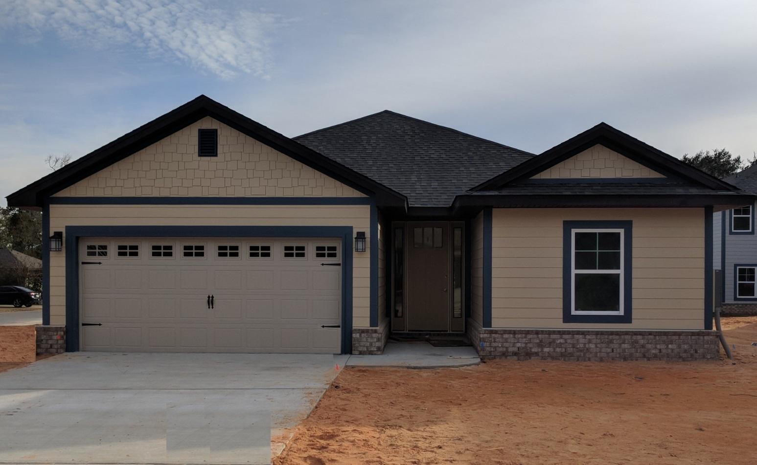 New Craftsman cottage on a quiet street in The Canopies. Currently under construction with completion scheduled for early 2018. Only 5 minutes to Publix and 20 minutes to Santa Rosa Beach. Community pool with low HOA fees of $30 monthly. 3BR/2BA with 2 car garage with door opener, 9' ceilings & 8' entry door, vinyl plank flooring, granite countertops, Moen faucets, lever-handled hardware. Seller pays closing costs with approved lender (excludes prepaid taxes & insurance) and seller pays $500 HOA new buyer fee.