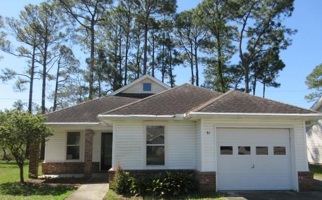 With a little love, this cute 2 bedroom, 2 bath REO Florida cottage would be the perfect residence or long term rental! The home is located in Miramar Beach on a quiet cul-de-sac. The location is convenient to beaches and bay, shopping, restaurants and employment opportunities. The home features an attached garage, split bedrooms and an open kitchen and floor plan!