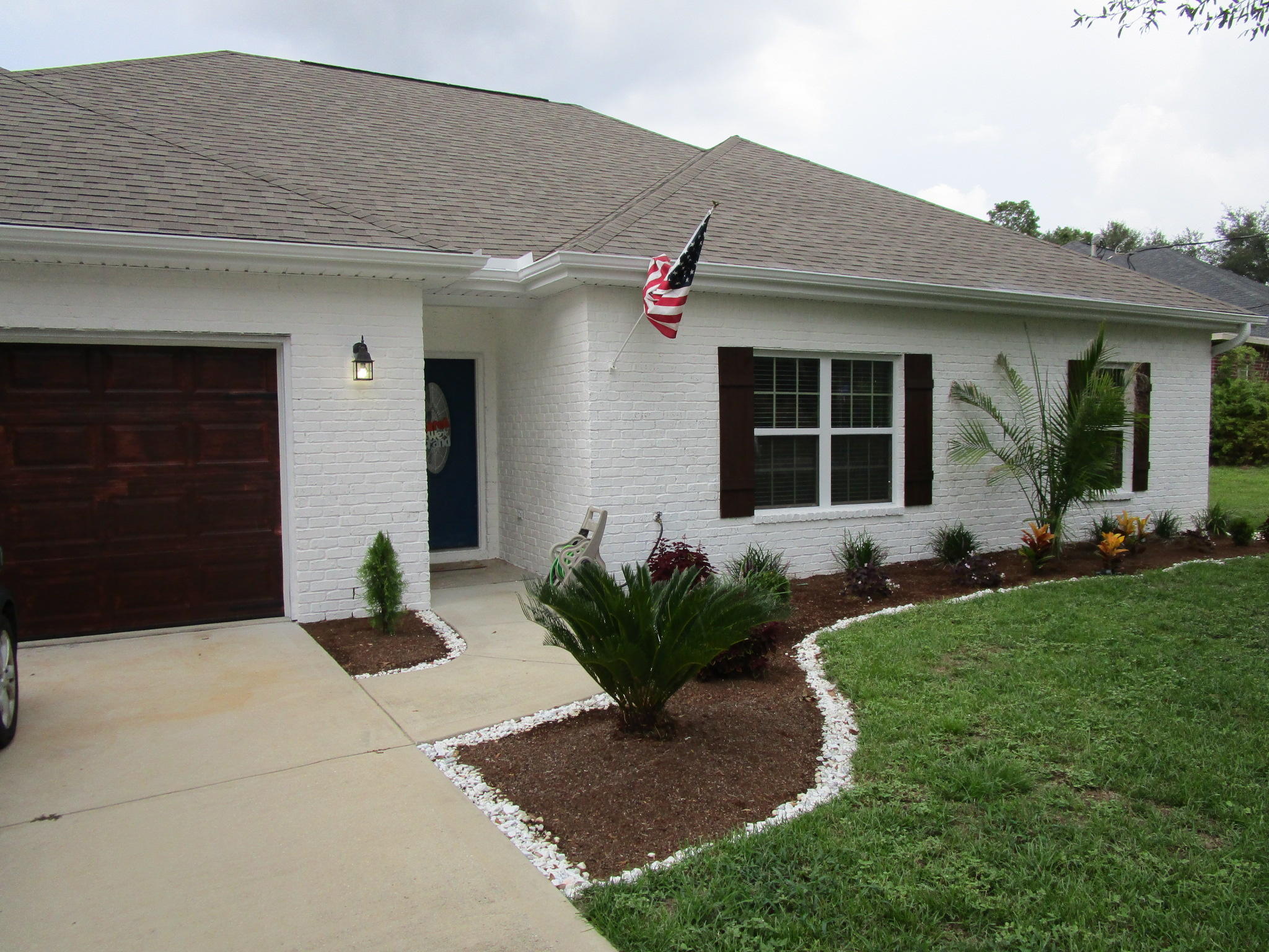 Great home in excellent location. South Crestview, just minutes to Duke Field and Eglin AFB. Enjoy the open floor plan with kitchen, dining area, and livingroom all flowing together. Updated kitchen with wood countertops, stainless appliances and shiplap backsplash. Split bedroom floorplan, master has separate garden tub and tile shower, plus double vanity and large walk in closet. large fenced in back and side yard, great for kids and pets. Owner will consider a pet that is spayed/neutered, up tp date on all shots, fully housebroken, and at least a year old. Non refundable pet fee and refundable pet fee required at lease signing. Available Oct. 15 for $1550/month. Call today for your showing appointment.