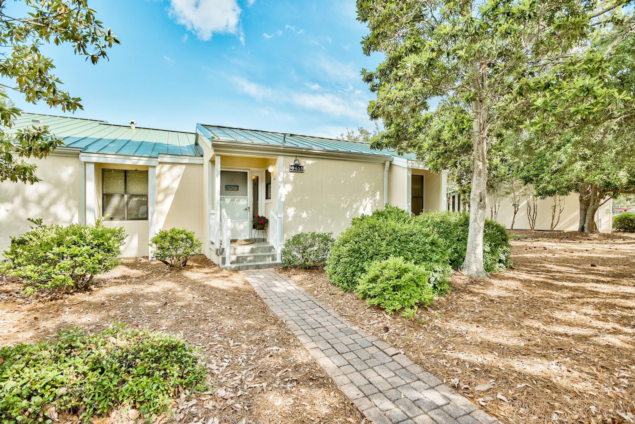 Entertain in this 2 bedroom, 2 bath updated home centrally located with beautiful tranquil lake views with an additional bunk room! Updates include two new HVAC (2015), and in 2018, popcorn ceiling removed, new paint throughout, LLVT flooring, and new backsplash in the kitchen. The kitchen is open to the living and dining room with views through to the screened porch. Step down to the great tiled, covered screened porch with plenty of space to relax and enjoy the beautifully landscaped lakefront views.
Sandestin Golf & Beach Resort owners enjoy access to two SOA pools and 2 resort access pools, one beachside and one bayside. As an introduction to the Sandestin lifestyle, we invite our new owners to explore some of the amenities that make Sandestin special. The listing brokerage and seller(s) are presenting the buyer(s) of this property with a golf foursome at one of our three championship courses, an introductory membership at the unrivaled Burnt Pine Golf Club, one spa service up to $100 in value, and (2) 90-minute rounds of court time at Sandestin Tennis.

Sandestin Golf and Beach Resort is a major destination for all seasons and all ages, and has been named the #1 resort on Florida's Emerald Coast. This magical resort spanning over 2,000 acres is comprised of over 70 unique neighborhoods of condominiums, villas, town homes, and estates. The resort features miles of sandy white beaches and pristine bay front, four championship golf courses, a world-class tennis center with 15 courts, 4 resort swimming pools (and 15 private neighborhood pools), a 113-slip marina, a fully equipped and professionally staffed fitness center and spa, meeting spaces and The Village of Baytowne Wharf, a charming pedestrian village with events, shopping, dining, family entertainment and nightlife. For true golf cart community living, Grand Boulevard is just outside the resort gates and provides access to additional shopping, dining and entertainment – all without traveling on Hwy. 98.  Come to Play, Stay for Life!
