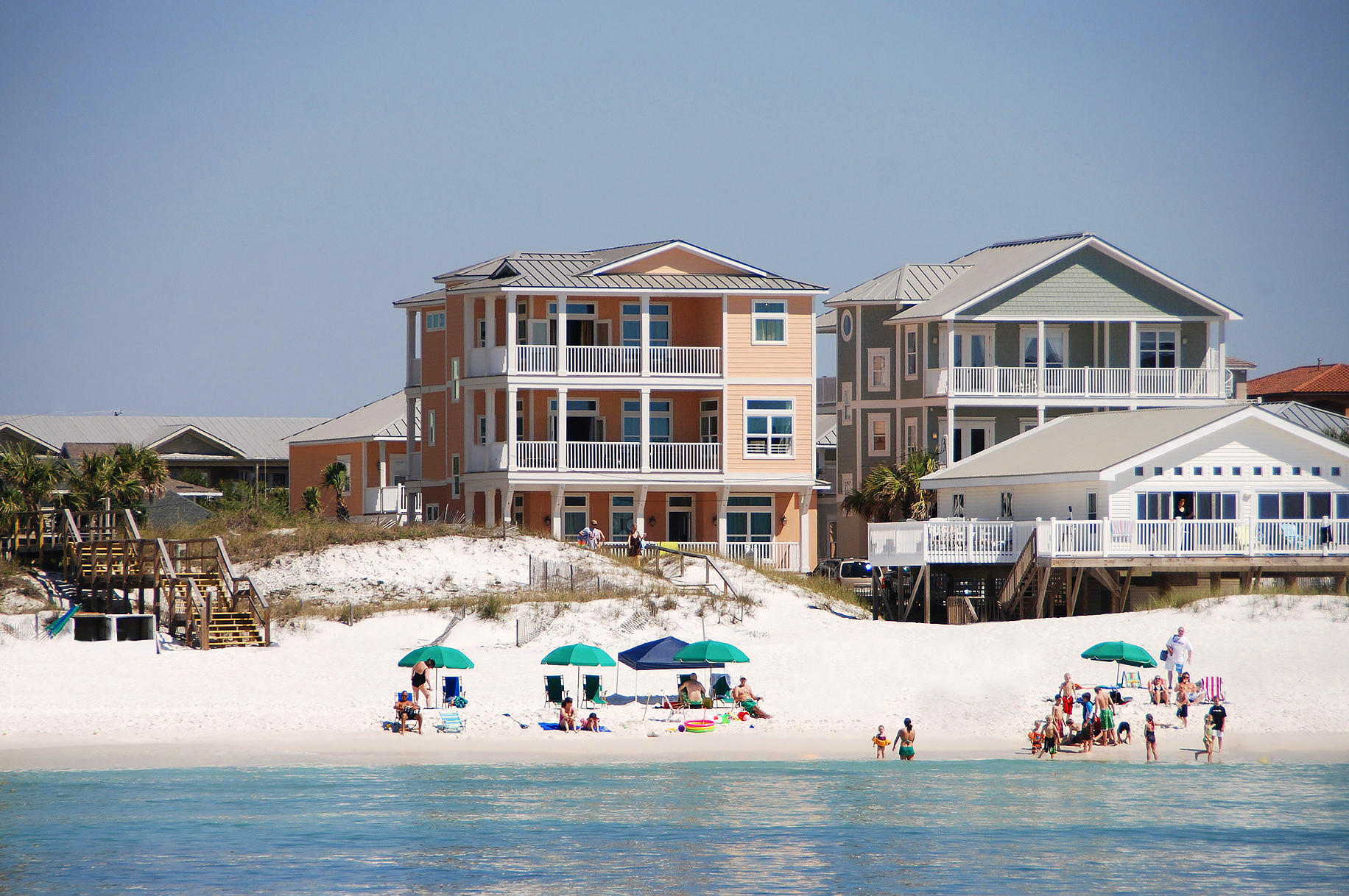 200K already booked in as of 2-12-21! Do not miss your opportunity to own one of the most recognized vacation rentals in all of Miramar Beach! ''Tackle Box'' has been a highly sought-after vacation residence since it was completed in 2011. This 9 bedroom, 7.5 bath rental powerhouse encompasses every destination desire: Unobstructed views from every level, multiple entertaining areas, large pool, outside interactive cabana, game room, guest house, and so much more! Expertly designed to offer the idyllic beach lifestyle, Tackle Box packs a punch with sweeping vistas of the shimmering jewel-toned waters of the Gulf of Mexico and grand coastal architecture. The main house has an airy open floor plan at 5,922 total sq ft with six bedrooms, six full and two half baths, and multiple balconies with magnificent views of the beach from just about every corner of the house. French doors open up to the massive lagoon-style private pool, private tiki bar, and a spacious carriage house with two bedrooms and one full bath adding 2,346 additional square ft. This income-producing machine achieved $230,000 in this unique year, with over $90,000 already booked for next year. Available fully furnished, this spectacular home would make a perfect holiday home or an excellent rental investment.