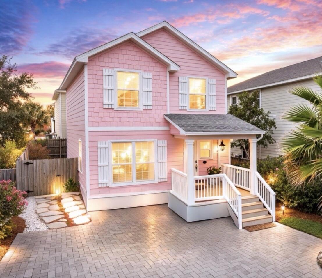 JUST IN TIME FOR SUMMER FUN FOR YOUR FAMILY OR A RENTAL OPPORTUNITY EXCLUSIVE TO THE EMERALD COAST! 
Tucked into the charming West Shore Place community at the east end of 30A, this 3-bedroom, 2.5-bath home is the ideal blend of low-maintenance living, walkable lifestyle, and untapped rental potential. Just a short stroll to 30Avenue's shops and restaurants and minutes to multiple public beach accesses, in the heart of Inlet Beach.

Inside, an open-concept main level creates an easy flow from the living area to the dining space and kitchen, making it comfortable for everyday life and effortless for hosting guests. All three bedrooms are located upstairs, giving families a clear separation between shared living spaces and private retreats. For a young family, it means playtime and entertaining downstairs, quiet bedtime routines upstairs, and the ability to grow into the home over time. 

Out back, a fenced yard with a pergola extends your living space outdoors while keeping maintenance simple. There's room for grilling, al fresco dining, kids' play space, or creating a cozy lounge area that feels like an outdoor living room. A large paved parking area out front adds everyday convenience for families with multiple vehicles, beach gear, or visiting friends. 

For investors and short-term rental operators, this property is a blank canvas that has never been fully optimized as a vacation rental, yet it checks many of the boxes today's 30A guests are searching for: three true bedrooms, a community pool just steps away, a walkable location near dining and shopping, and quick access to the sugar-sand beaches of Inlet Beach. With thoughtful furnishing, branding, and professional management, there is meaningful upside to capture in a sub-$1M price point that many buyers and guests use as their entry into the 30A market.

West Shore Place itself is a quaint, sought-after neighborhood featuring coastal-style homes, a community pool, and an intimate streetscape that feels more like a small coastal village than a large resort development. Whether you are a local or relocating family looking for a primary or second home with a true neighborhood feel, or an investor ready to unlock short-term rental income in one of 30A's fastest-growing pockets, this property offers a rare opportunity to get into Inlet Beach with strong lifestyle and income potential.