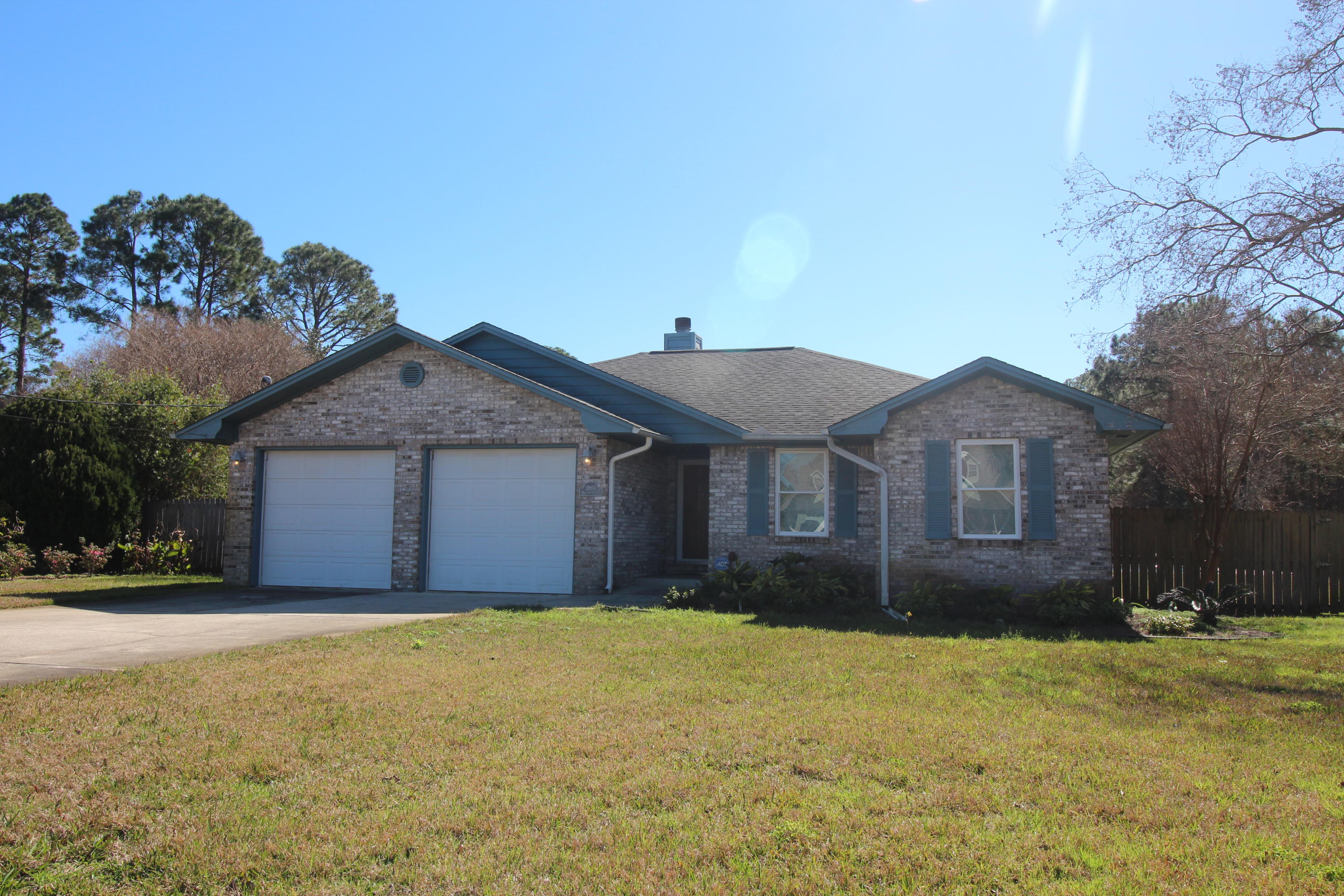 Charming all brick, 1411 sq ft, 3 BR/2 BA home with an in-ground pool is on a quiet cul-de-sac with large lot. This home has a nice kitchen, with an island and good sized pantry. The dining area is open to the kitchen and family room. The living room has a fire place and a glass door leading to a covered patio looking over a large back yard with a pool. The master bedroom has an en-suite bathroom with a bathtub, split double vanities, two walk-in closets, and a private commode. The living area floors and all windows are recently updated. This is a beautiful home that you really need to see to appreciate.