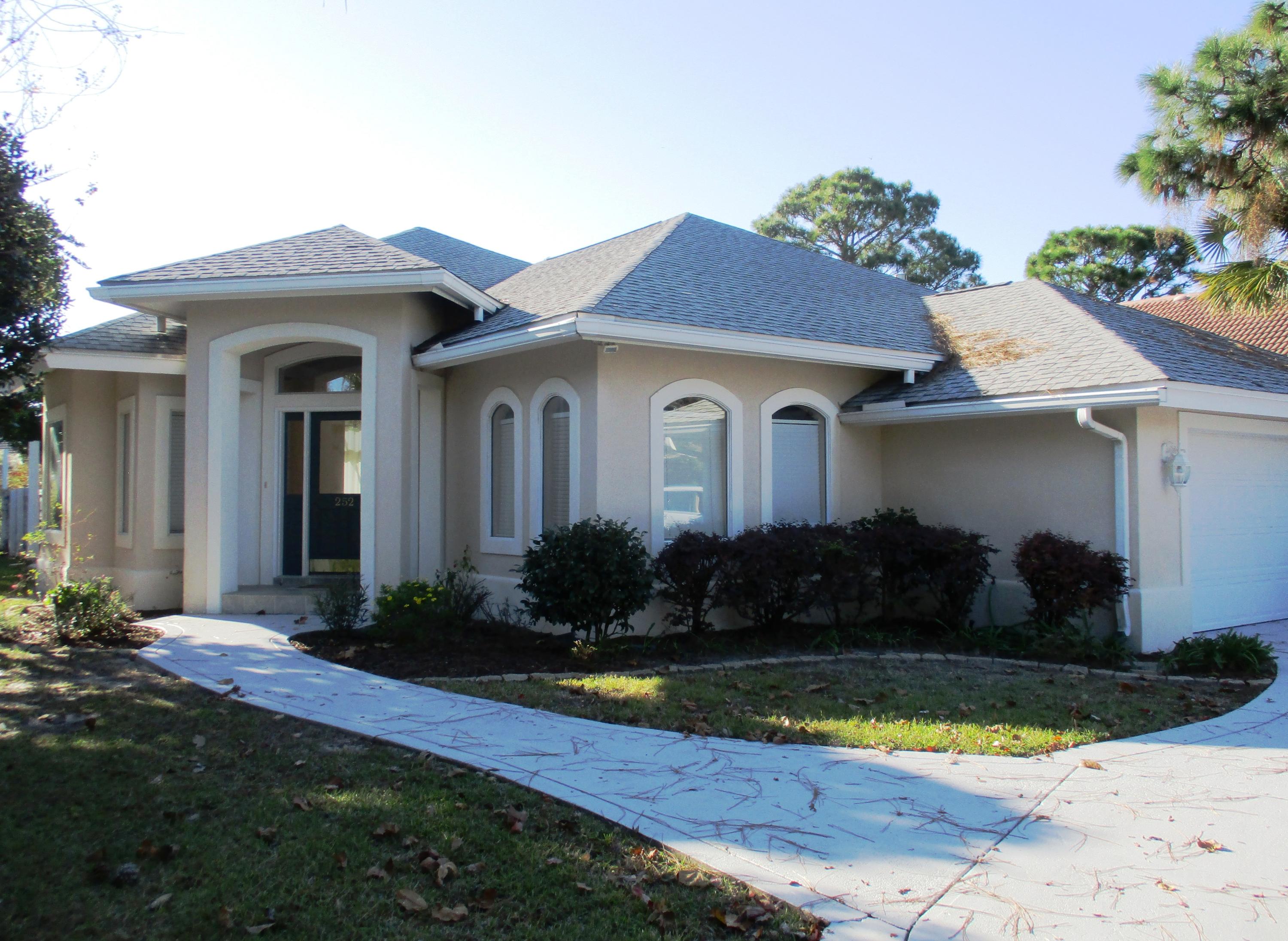 **Under Contract! - Accepting Back-Up Offers
Gorgeous 3BR/2BA lake front home is freshly painted with new carpet in the MBR. Beautiful pool with screened enclosure. Highly desirable neighborhood, Emerald Lakes. Great location, with close proximity to Crystal Beach, local area favorite restaurants, Destin Commons and favorite area attractions.
*Home is also in a Coastal Barrier zone or COBRA zone.