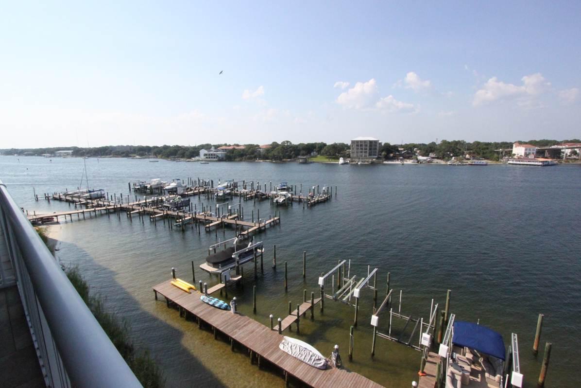 Beautiful views of Santa Rosa Sound! Watch the interesting boat traffic on the Intracoastal Waterway! This is the perfect location to appreciate the spectacular red and gold sunsets over the barrier islands! Just a short boat ride to the Gulf of Mexico or Crab Island! This 2 BR/2 BA unit is on the 5th floor and tastefully furnished. Unit comes with a deep water boat slip and a covered parking space! Palm Court Yacht Club is VA approved!
