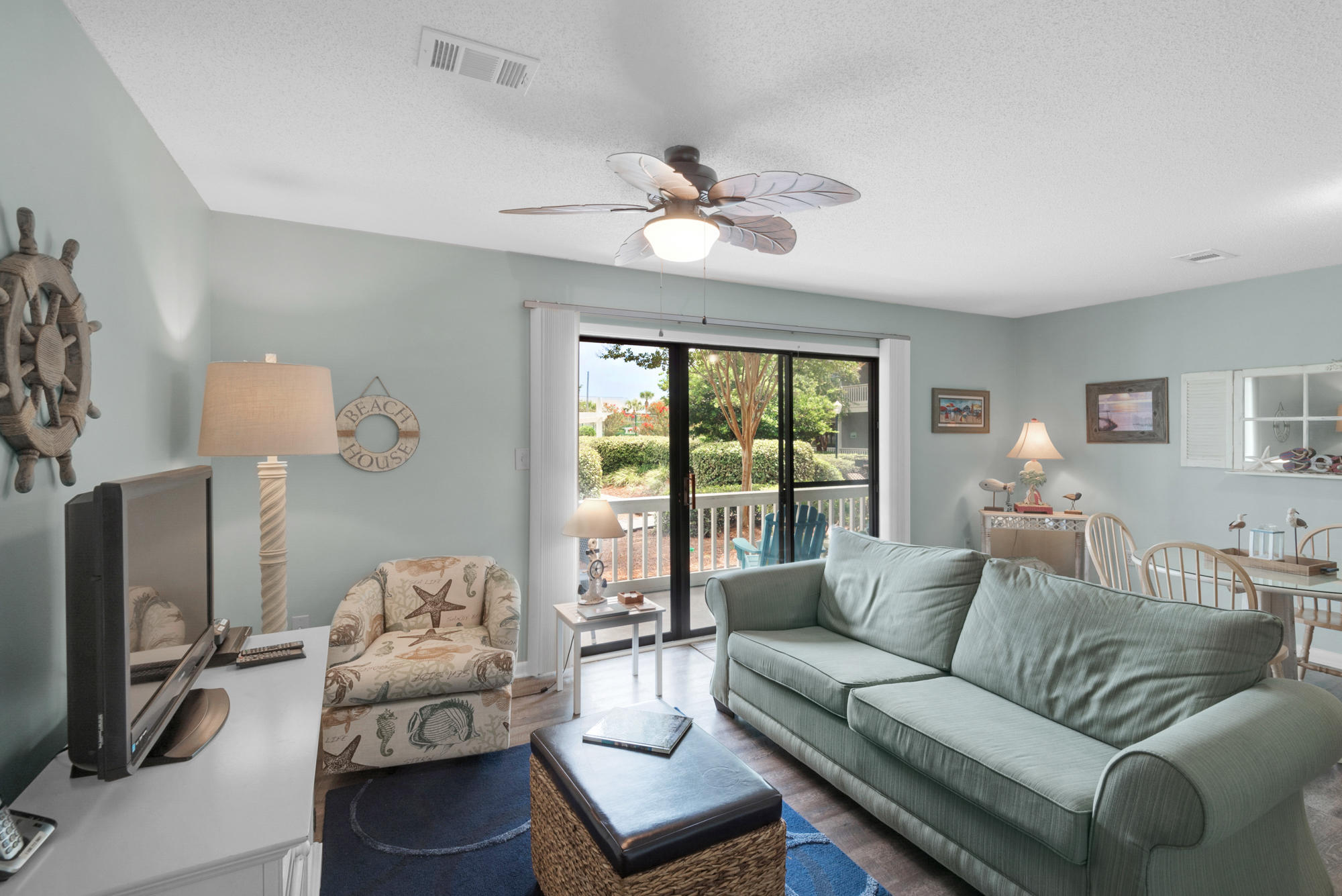Beachwood Villas is a located in the heart of Seagrove.  Walk or ride your bike to area restaurants, coffee shops or into Seaside.  This one bedroom  has everything a family needs for a beach vacation and the beach access is across the street.  Surrounded by qreen space, this community has two pools and a tennis court.  Being sold furnished, this unit is rental ready and won't last long!

Buyer is responsible for verifying details about this property.