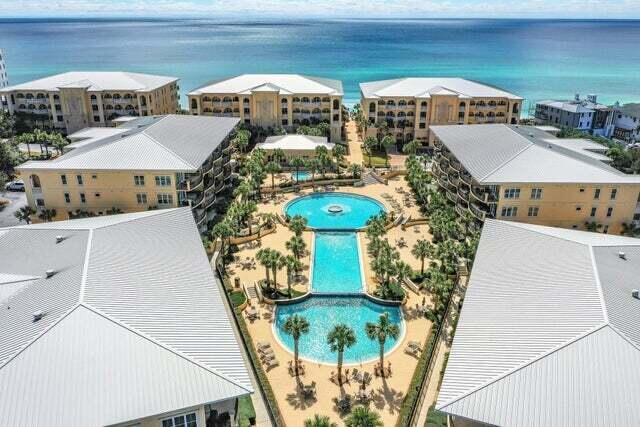 Emerald Coast. The gourmet kitchen is also a chef's dream featuring a gas stove, granite countertops, and a marble backsplash. This condo includes two parking spaces as well as a private storage locker in the parking garage, too.  
 
Perfect for a vacation home or an investment property, this turnkey condo boasts $140,000 in annual gross rental revenue.  

Adagio is a private, gated community in Blue Mountain Beach on 30A positioned along 600-feet of pristine beach frontage. It features a fitness center and two spectacular pools including a 1,700 square foot heated, Gulf-side infinity pool and a large whirlpool spa overlooking the 8,000 square foot main pool that features three tiers, fountains, and waterfalls.