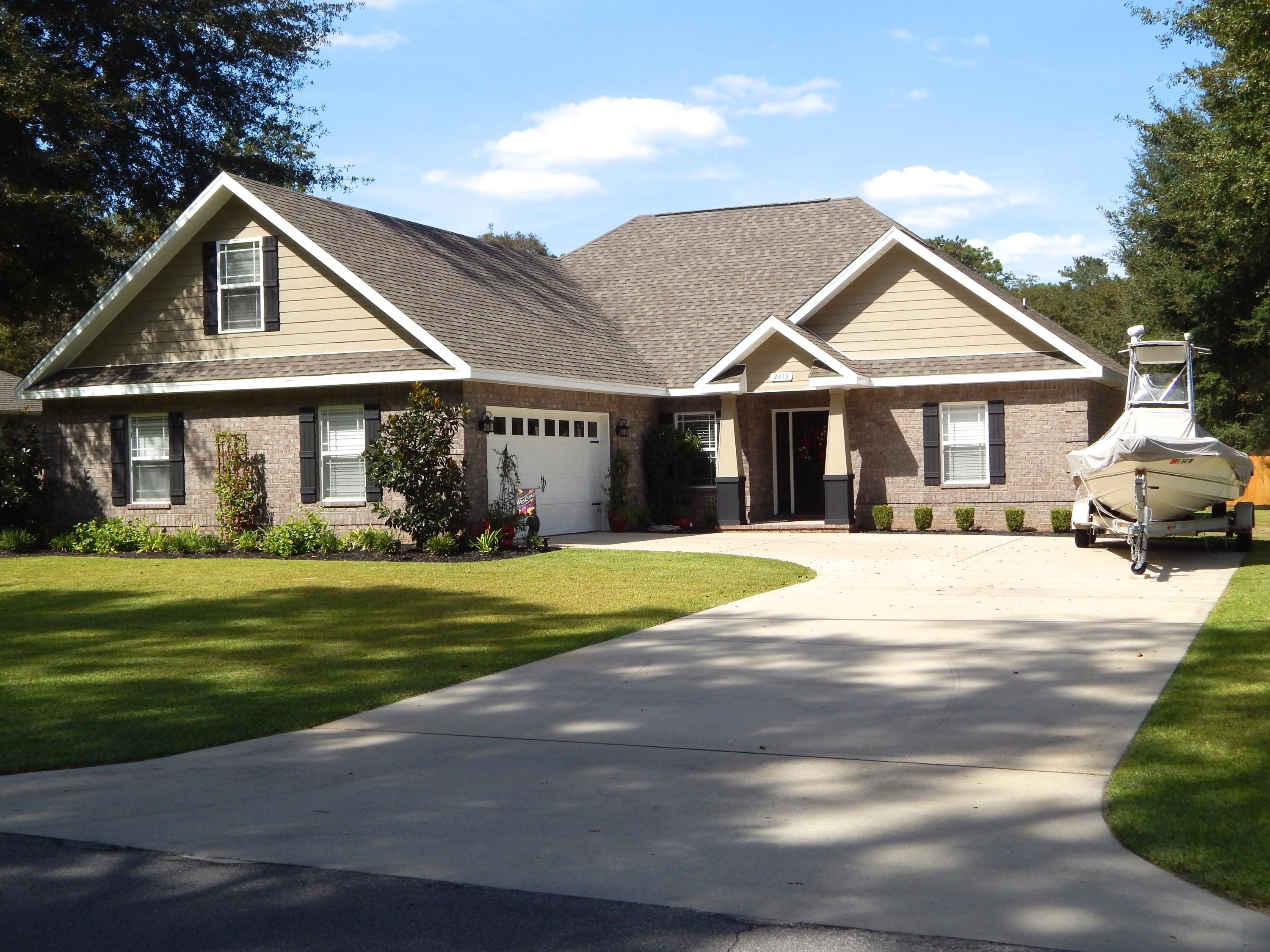$$5000.00 PRICE REDUCTION MOTIVATED SELLERS !!!! DONT LET THIS ONE SLIP BY YOU. CALL AND SCHEDULE YOUR APPT TODAY.
Beautiful Built 'Toolan Development Parade of Home Winner' 2012 Custom Home! That offers the Perfect Open Floor Plan with Vaulted/Tray Ceilings, 4 Bed/2 Bath w/ Finished Bonus Room, Over size 2 Car Garage, Large Laundry/Mud Room Formal Dining or Home Office, Architectural Shingles, Professional Landscaped yard with Rain Bird Irrigation system, Spacious Flat Lot with plenty of space to for new additions such as expansion to home or a large family pool. In addition to enjoying Florida's outdoor living this home has a Covered Patio living area with Ceiling Fans and Lighting. The Interior features include MANY UPGRADES!! and Electrical Fixtures, Stainless Steel Kenmore Appliances, Soft Close Mahogany Cabinetry, Custom cut Wood Blinds in all windows, Large Walk In closets and 4 Storage Closets. Property is conveniently located in North Crestview that is just outside of the City Limits, right off of HWY 85 in quiet and BEAUTIFUL neighborhood. The perfect home for any lifestyle rather it be Country Living or Relaxing at any of the PRISTINE Emerald Coast/Florida Panhandle Beaches and just minutes from "A" rated schools, shopping and I10. Property is approximately 15 min. from Duke Field, 30 min. from Eglin AFB. 
A/C and Septic fully serviced in the last 6 months, Also home is still under some warranties.