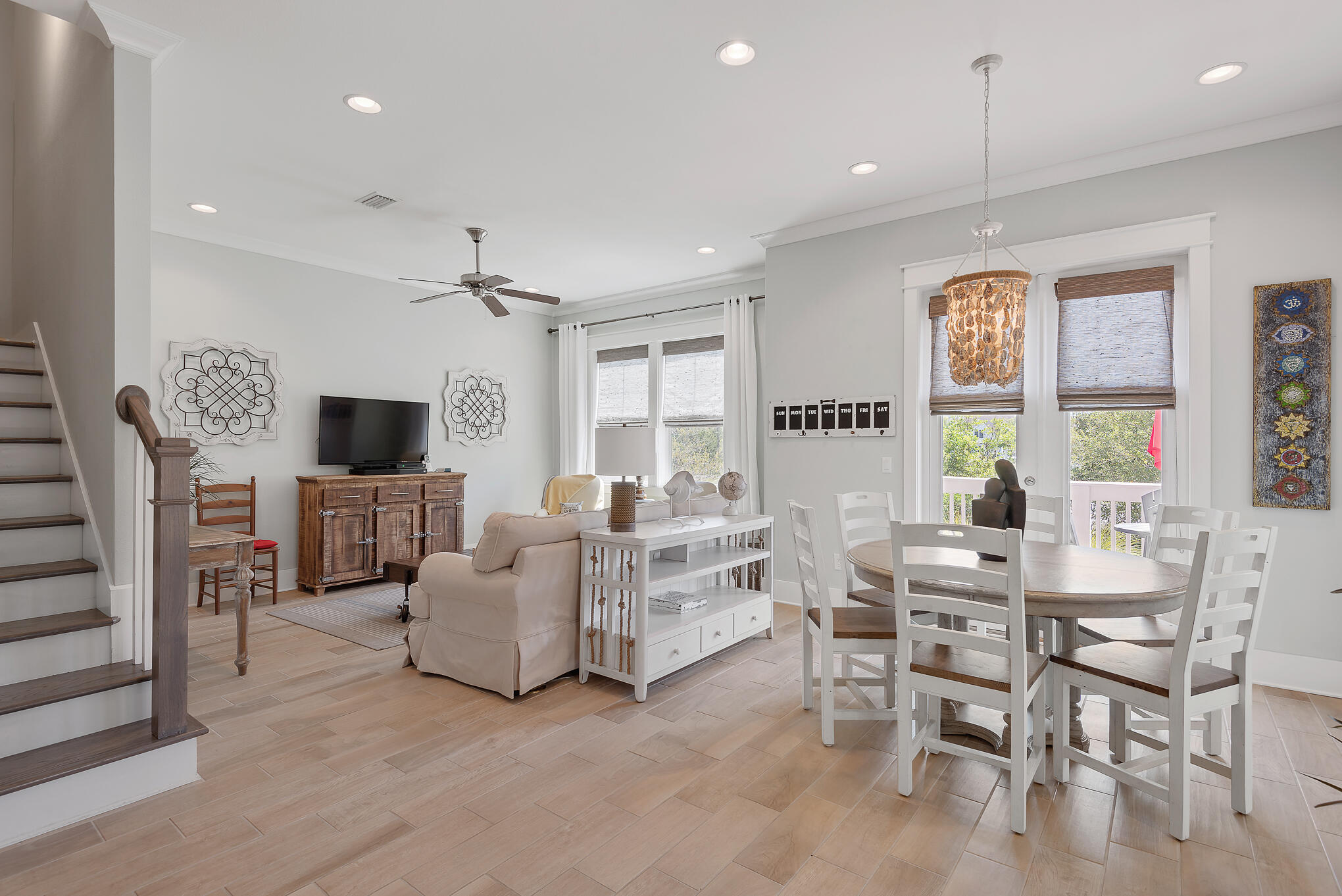Welcome to 57 Milestone Drive, Unit B; with light and open spaces complemented by a casual coastal style at this inviting 3BR/2.5BA townhome in the Prominence community... located by all that 30A has to offer including The Hub just steps away. This home welcomes you in with a spacious open-concept living and dining area, which is highlighted by 10' ceilings, ample windows, low-maintenance wood grain tile flooring, and coastal-inspired lighting fixtures. The fully equipped kitchen overlooks the living and dining area and features granite countertops including a large center island with seating for four, white cabinetry, a subway tile backsplash, and stainless steel appliances with a gas cooktop and oversized refrigerator. All bedrooms are on the second level with a lovely master suite with ensuite offering dual vanities and a large shower. The guest rooms share a bathroom with a tub/shower combo.
57 Milestone Drive, Unit B makes for an ideal investment property, full-time residence or second home, as the property is steps from the resort-style community swimming pool. A two-car garage provides additional storage for beach gear, golf cart, and parking. 
With a highly coveted location on 30A's east end, Prominence has become a bustling beach town with both high-quality homes and townhomes. Amenities include private shuttle service to the beach, a large resort-style community swimming pool, a fitness center, and the Hub 30A town center with dining, shopping, and entertainment. Don't hesitate to schedule your showing today!
