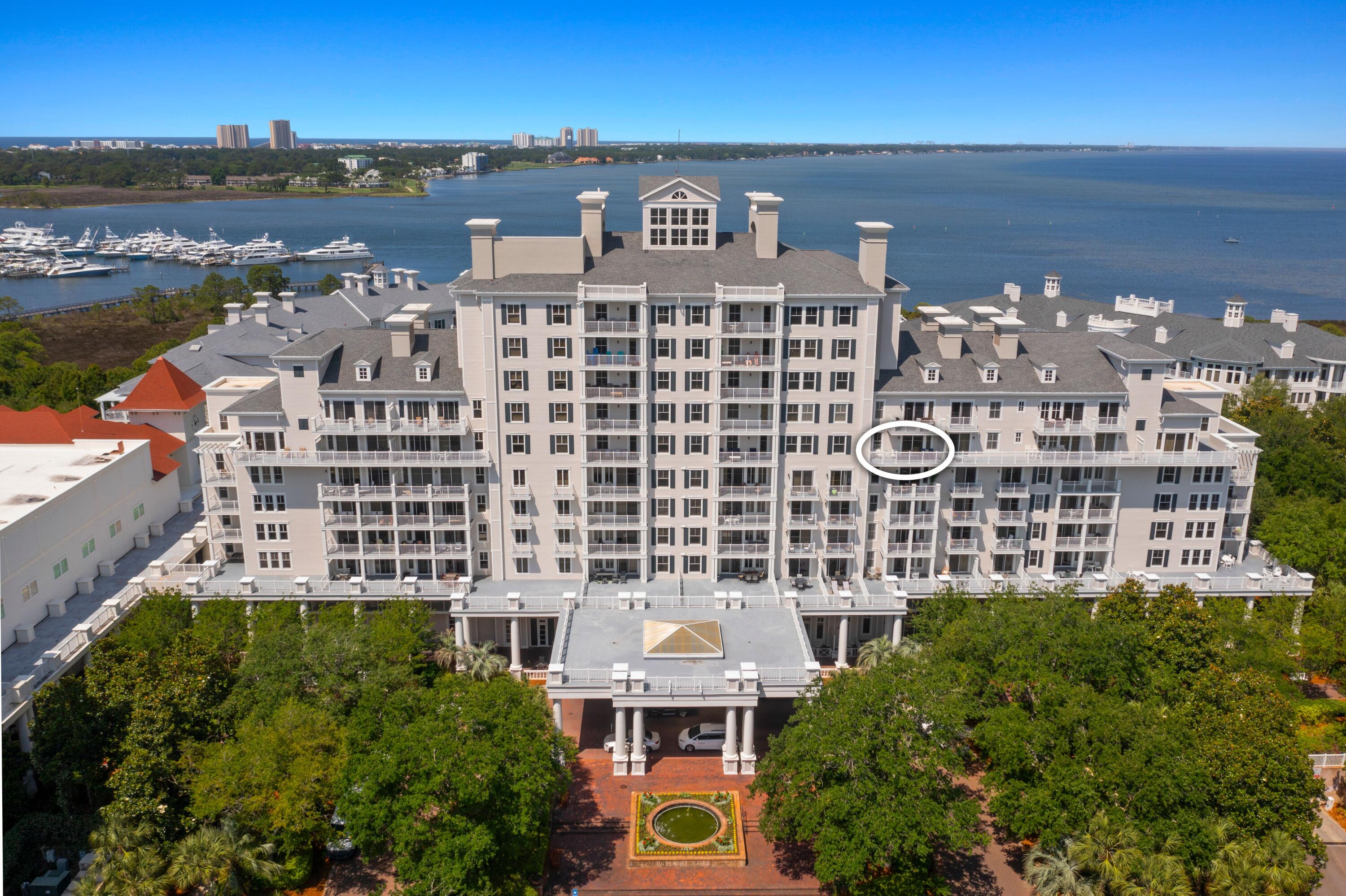 PRICE REDUCED! Now is the perfect opportunity to experience the 'Sandestin Lifestyle' in this charming 1BR1BTH condominium on the 7th floor of the elegant Grand Sandestin in the Sandestin Golf and Beach Resort! This turnkey unit is being offered fully furnished with a king-size bed and a queen sleeper sofa. It features an open concept living space, a well-equipped kitchen, stainless appliances, granite countertops, breakfast bar, dining table and a washer /dryer in the unit. Relax and sip your morning coffee on your private balcony, overlooking the beautiful grounds. Next you can take advantage of the unparalleled amenities, including a fitness complex, stunning pool, shopping, dining or playing at The Village of Baytowne Wharf, all within close proximity! Only a short shuttle or golf cart ride to more than seven miles of pristine white sand beaches or visit the 226-slip bayside marina to reserve a luxury cruise or fishing boat trip. Play a round of golf at one of our four championship golf courses, or tennis/pickleball at our 15 world-class courts. Pamper yourself with a day at the Spa or an evening with a celebrity chef! The grounds in this luxurious, guard-gated resort are meticulously maintained with more things to explore and enjoy than there is room to list! Make this your Vacation Get Away, primary or investment home today!