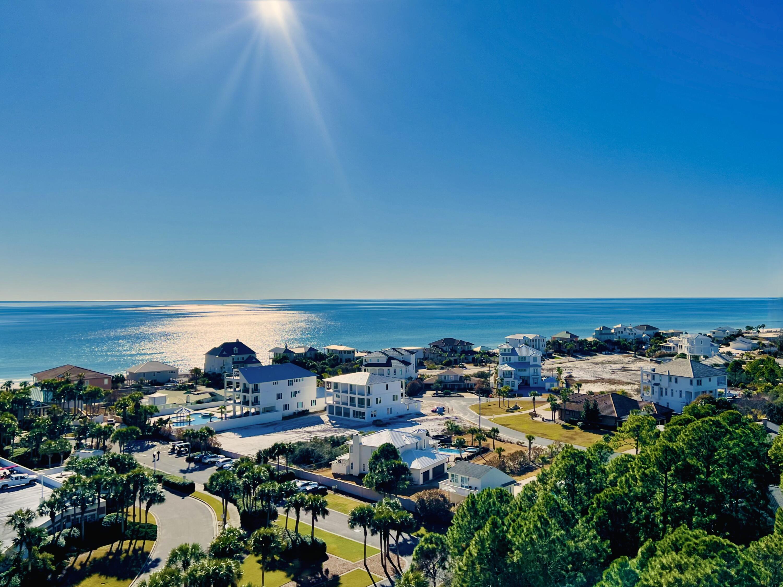 Gorgeous fully renovated, fully furnished 12th floor condo with great views of the Gulf, the Bay, and Sandestin Resort. 2080sf, three bedrooms (all with private bathrooms) including the large master bath with walk-in shower and jetted soaking tub. All bedrooms have direct balcony access and awesome views. The kitchen has GE Profile appliances with double ovens, white quartz countertops, and a custom beverage station with Sub-Zero wine fridge, Scotsman ice machine, and Miele coffee maker. Travertine floors are in the main areas with ''wood look'' tile floors are in the bedrooms. Custom window treatments in every room. All the gorgeous furnishings are included to finish your perfect coastal vibe and the condo also includes membership to the exclusive Sandestin Beach Club with private beach. But wait, there's more! You also get a six person golf cart and golf cart parking space as an added bonus with this condo.

This condo has a private assigned parking space in the direct access parking garage. Building amenities include gated access, gorgeous lobby and lounge, a concierge/attendant, a large lagoon-style pool surrounded by private heated and cooled cabanas, an outdoor kitchen, two guest suites, a media room, a social gathering and game room (with catering kitchen), a private fitness center, and more.