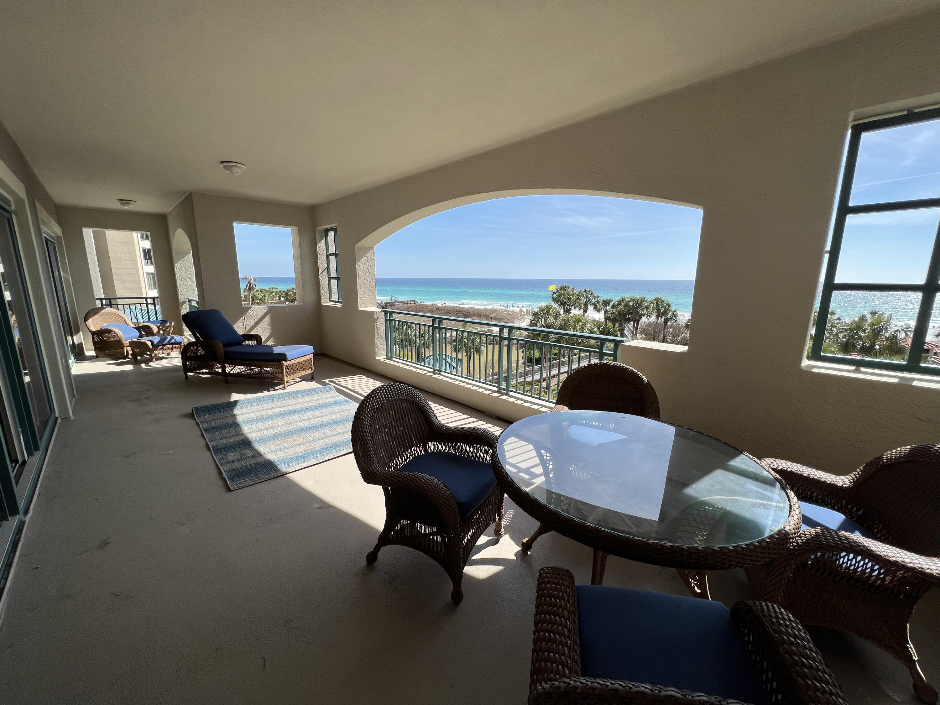 ***CENTER STACK 4TH FLOOR EXTRA LARGE BALCONY*** RARE SALE***Unit 4609 is a spacious 3 Bedroom/3 Bathroom Home of Southwinds III, Sandestin's premier gulf-front address. The 55 unit, non-rental building, with its private beach and pool area, is a peaceful oasis in this popular resort community. The Master Bedroom, a Guest Room and the Great Room all have large sliding doors providing unobstructed views of the beach and gulf beyond. Each of these rooms opens onto a generous covered deck. This inviting deck has ample room for tables, chairs, planters, and lots of guests. The indoor living space is well laid out. The Master Suite is on one side of the large Great Room and the two Guest Rooms on the other. The laundry room adjoins a nice sized galley kitchen with a large breakfast bar. The unit is nicely decorated and move in ready !