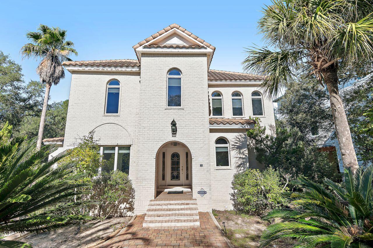 Located in one of the best neighborhoods on 30a - Beach Highlands. Large lots, an easy walk to the beach, and Topsail Hill State Preserve (3-4 miles of natural Florida Beach). This ICF home sits on two lots (.45 acre) and backs up to a private tributary stream that feeds Stallworth Lake. Plenty of room to add a carriage house and a pool. Current lake and gulf views could be improved by trimming trees. Rear of home faces west for incredible sunsets and privacy.
Aggressively priced and an excellent opportunity.