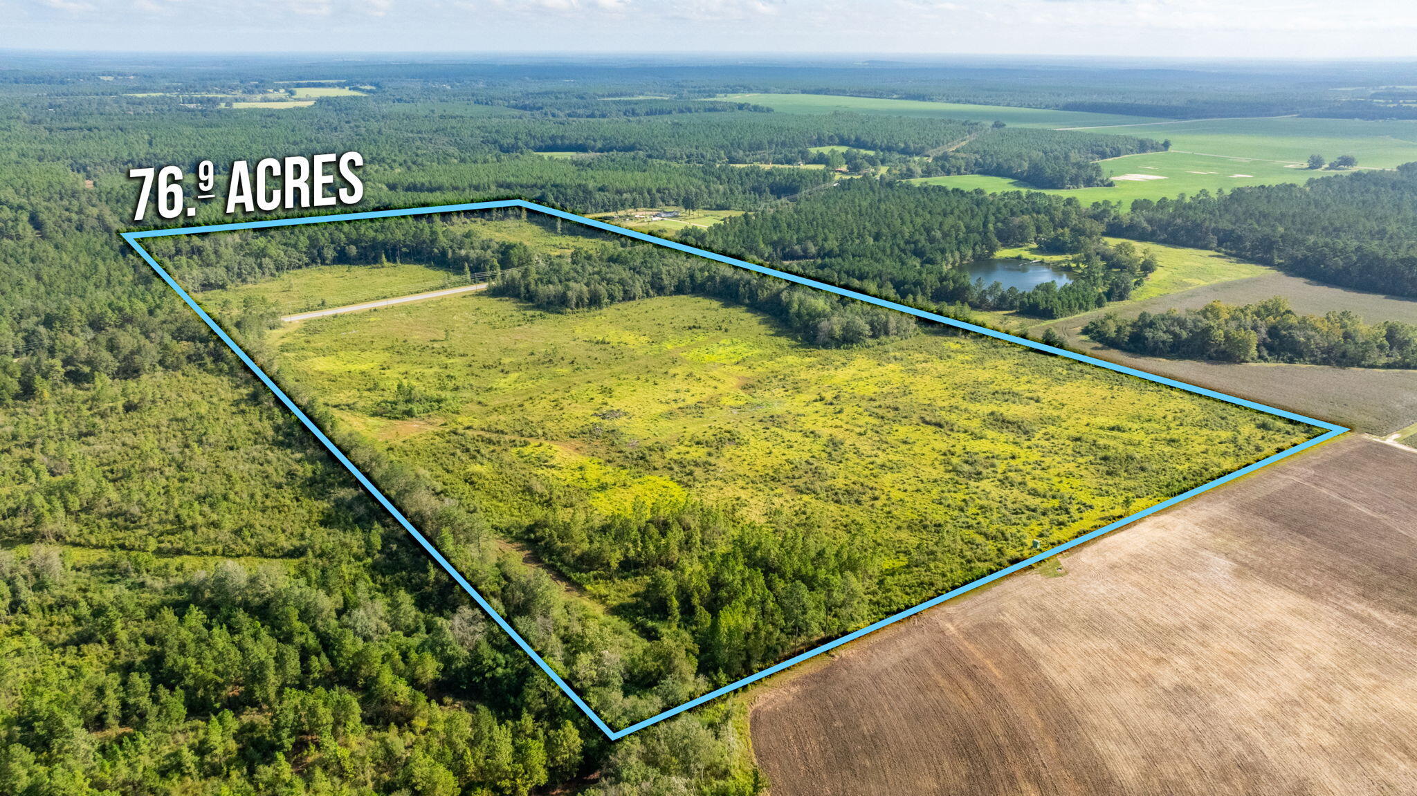 76.9 acres of agricultural property located in North Walton County on a paved road. Co Hwy divides the Northern parcel but all is being sold together. Property is mostly clearcut with some natural woodlands.  According to flood maps on Property Appraiser's site, property is all zone X. Paxton City water runs along Hwy 0605 plus Chelco Electricity. Septic tank will be needed.  Location gives you easy access to US Hwy 331, Paxton School (an A school), Paxton Ball park, Lake Jackson for all water sports put shopping in Florala. Build your dream home or just enjoy nature - perfect for farming or livestock. endless possibilities.