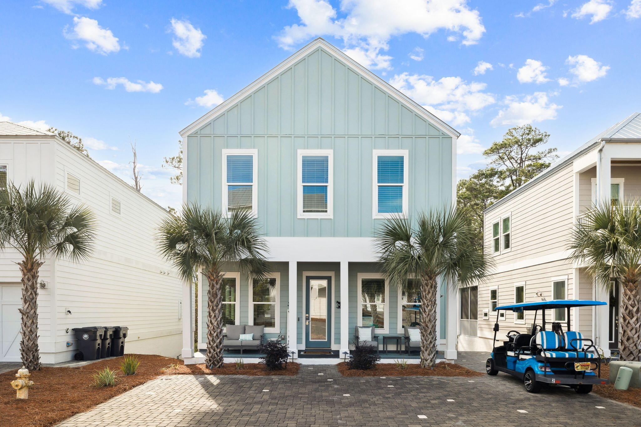 Located in the Serenity at Dune Allen neighborhood along 30A, this inviting coastal retreat offers a comfortable blend of space, privacy, and easygoing beach living, just close enough to hear the waves and feel the breeze. Set on a premium, oversized lot backing to a protected nature preserve, the home enjoys a peaceful, private setting with the assurance that the natural backdrop will remain undisturbed. Inside, an open-concept layout brings the kitchen, dining, and living areas together into one spacious gathering space designed for hosting, relaxing, and spending time together. The chef's kitchen features upgraded quartz countertops, a large island, stainless steel appliances, a gas range with upgraded hood, dual beverage refrigerators, an ice maker, and a walk-in pantry. Custom dining seating makes entertaining large groups feel comfortable and effortless.

Two true primary suites offer flexibility, including a first-floor owner's suite with a private balcony. Additional guest rooms, a secondary living area, and a screened-in porch provide plenty of room to spread out and unwind while enjoying coastal breezes and the distant sound of the Gulf. A third-floor bonus space with custom-built bunks and a full bath adds even more versatility for guests of all ages.

Outdoor living is equally inviting with a private backyard backing to the preserve, a firepit for evenings outdoors, and an outdoor shower for beach days. Storage is abundant throughout, including a climate-controlled owner's storage area with a refrigerator. Additional highlights include professionally designed interiors, upgraded finishes throughout, extra-wide parking for multiple vehicles and golf carts, reduced through traffic at the end of the street, and access to the community pool.

Just a short walk or bike ride away, the emerald waters of the Gulf and sugar-white sand beaches are easily within reach, along with nearby dining, shopping, and entertainment along scenic 30A. Offered fully furnished, this home is ideal as a primary residence, second home, or rental opportunity, offering generous space and a relaxed coastal lifestyle.   Contact us for more information or a private showing.


All information deemed reliable. Buyers to verify all information independently.