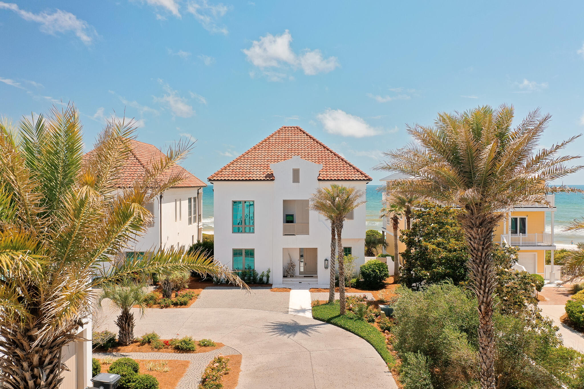 In a world that moves too fast, 24 Escape Drive invites you to slow down. Nestled behind the gates of Escape—a private enclave of just four homes thoughtfully positioned along the Gulf—this residence isn't just rare, it's remarkably intentional. From the moment you step through the gate into the private courtyard, you feel it: the sense of permanence, of grace, of something built to last. The heated pool and spa are framed by hand-laid brick, while gas lanterns flicker softly at dusk, echoing a time when craftsmanship mattered most.

Inside, the home unfolds with quiet confidence. A chef's kitchen with Sub-Zero and Wolf appliances anchors the main level, blending seamlessly into the open living spaces where oak floors meet pecky cypress ceilingsnatural textures that reflect the very landscape just beyond your doors. The layout is both generous and intimate, with four ensuite bedrooms that offer privacy for guests and family without ever losing warmth.

The primary suite is an experience all its ownpeaceful, elevated, and bathed in soft coastal light. A private balcony, a spa-like bath, and custom touches throughout create a space that feels deeply personal. This is not a house meant to be toured. It's meant to be felt.

Located just steps from the sugar-white sands of 30A, 24 E Scape Drive is more than a homeit's a chapter waiting to be written. A place to gather, to celebrate, and to simply be, it stands ready for the next steward of its story.