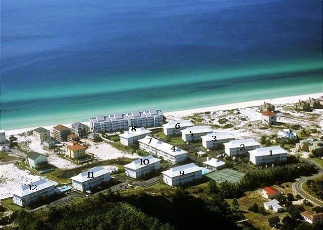 This is the quintessential chic beach residence located SOUTH of 30-A and just a shell's throw to the beach! This is life at the beach as you've always pictured it. A wide, white sand beach, plus the best dining, spas, golf, shopping and entertainment and a spacious condo from which to soak it all in. Imagine your days walking, biking sunning and splashing at this affordable beach retreat! Situated on the most coveted stretch of South Walton beach, this condo conveys fully furnished with a seasoned rental history. Beachside Villas has two sparkling pools, tennis courts and shuffleboard plus easy beach access in a tucked away location in Seagrove Beach with 2 coastal dune lakes offering kayaking, paddle boarding and eco-sploring.