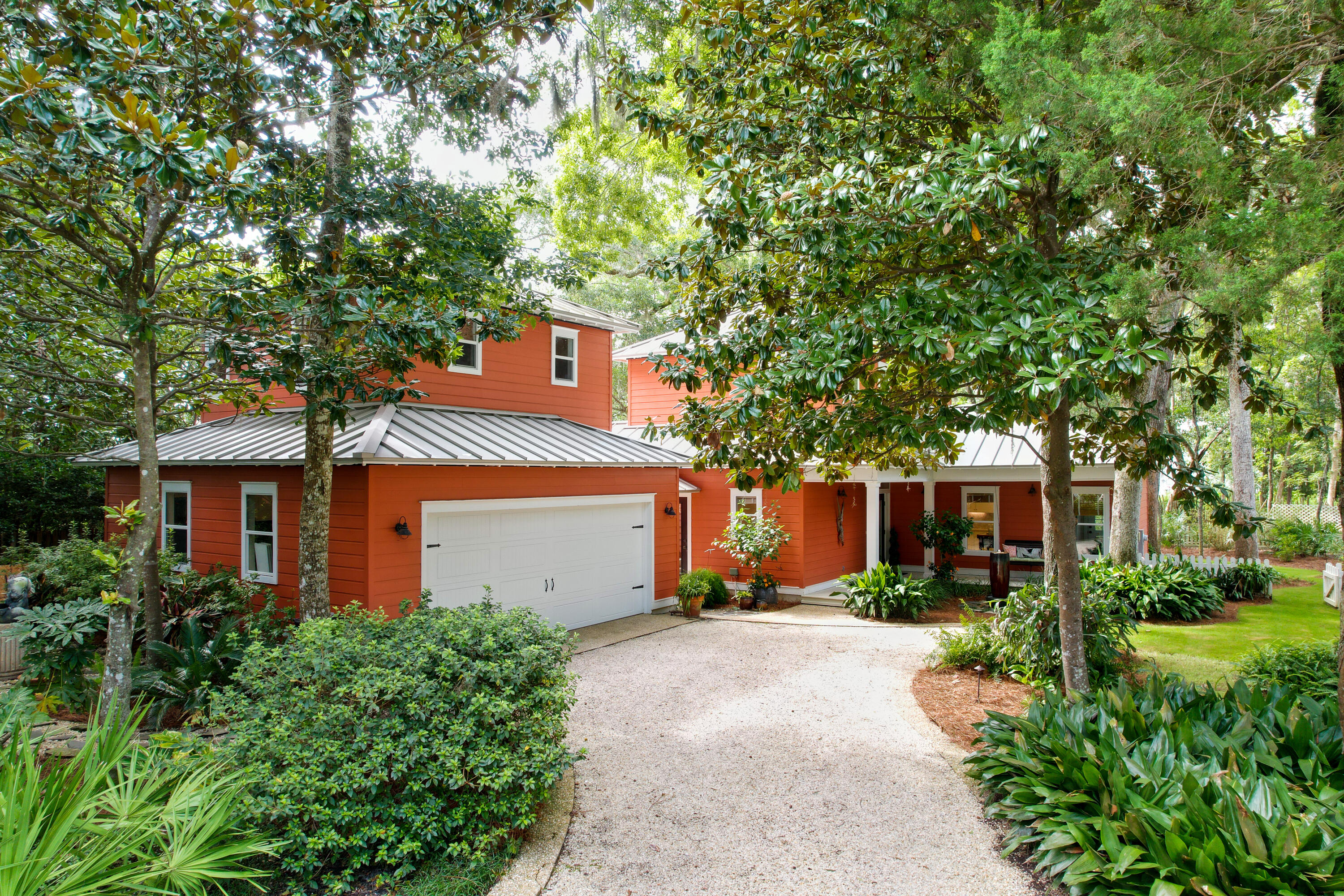 Short term rentals are NOT allowed.This home has easterly water view for amazing sunrises. Nestled in the old oaks makes it secluded and private. This coastal home has 2 Bedrooms in the main house and a full bedroom and bath above the garage. The home was updated in 2018 with new floors, cabinets bathrooms. The new Kitchen features   Quartz countertops and Top of the line Bosch Appliances. The back porches are geared up for outdoor cooking and socializing. The entire property has extensive landscaped lighting.