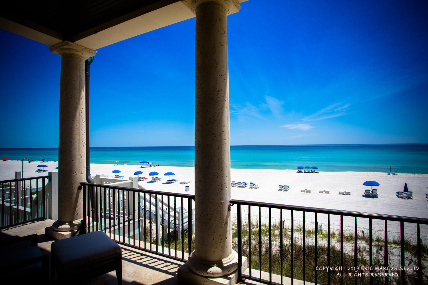 One of ABoheme Architectural Firm's finest homes on the Gulf of Mexico, the home is solid concrete from the pilings to the solid copper roof and gutters. This fantastic home has 6 Bedrooms, 7-1/2 baths, conditioned double garage, pool and spa, custom stone fireplaces, two outdoor showers, 13' kitchen island and countertops of quartzite, 8 burner Viking range, 72'' Sub Zero refrigerator/freezer, custom fabricated pewter bar, folding glass wall to pool, 8' solid walnut doors throughout, hurricane rated windows and doors, security system inside and out, California closets and a built-in safe along with complete lightening protection are just a few of the special features of this property. Custom furnishings and accessories convey with sale. See Documents for notable features and projection. Seller has a small list of exclusions as seen in the Documents section and Buyer to verify all room dimensions.