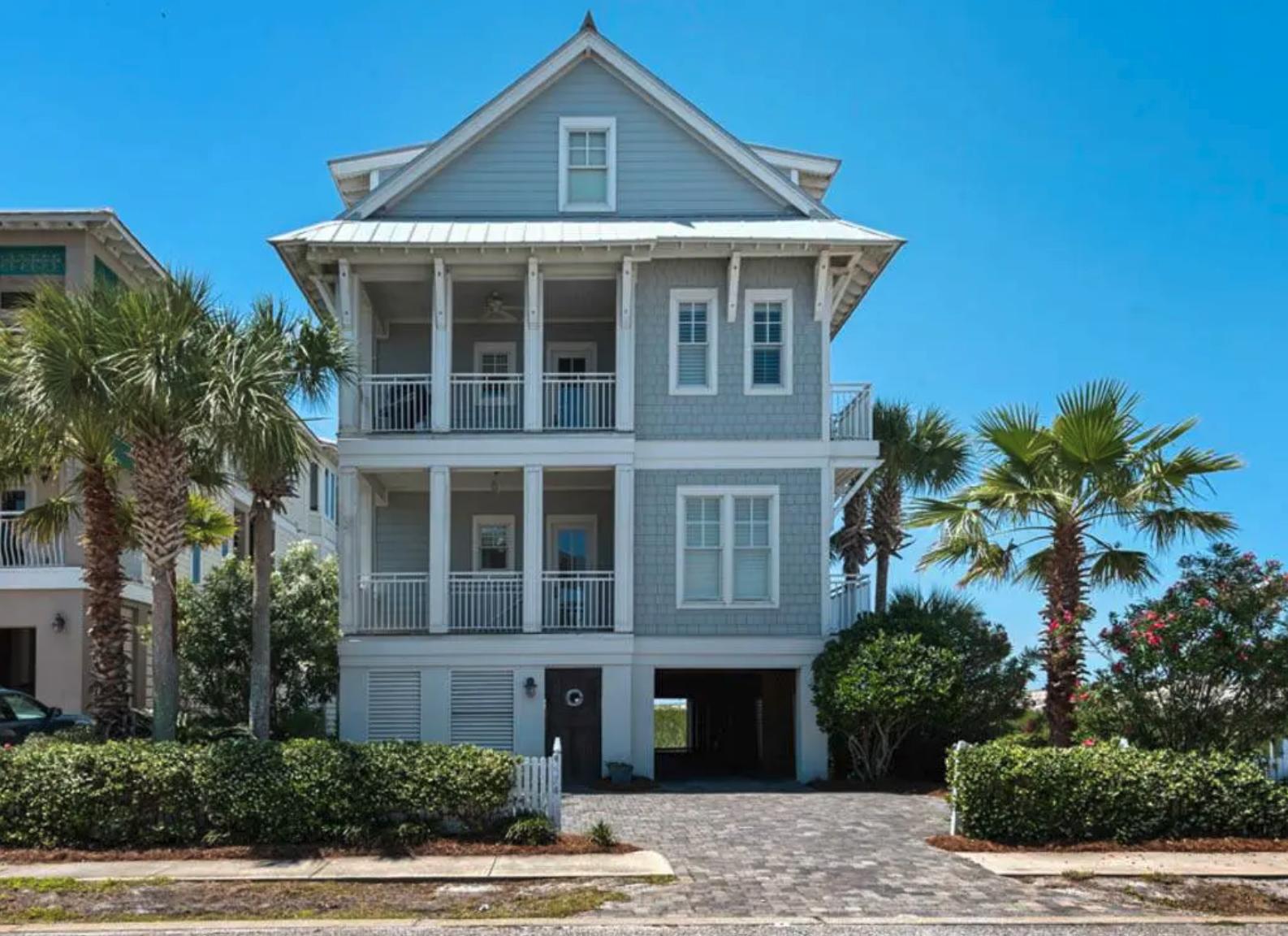 Exceptional vistas and attention to detail define this coastal retreat. The Coastal Dune Lake setting affords its owner with uninterrupted views of lake Christina, Destin's East Pass and the Gulf of Mexico. It's well-appointed and the open concept has been meticulously thought out from design to conception to take full advantage of the exceptional water views. The 2nd floor features an open living concept with kitchen, dining and living all open to one another and take full advantage of the lake, pass and gulf views. The kitchen offers custom cabinetry, granite countertops and stainless-steel appliances. Adjoining the kitchen is the generously-scaled dining and living areas which flow out onto the rear deck and have unparalleled water views. The first floor is home to a gulf front master suite and two guest suites. The owner's suite affords its inhabitants relaxation, seclusion and a covered balcony perfectly framed by gulf & lake views. The master features a spa-like ensuite bathroom complete with a large soaking tub, dual vanities and a walk-in shower. The first floor also includes two additional guest suites with private baths. The third floor is features another guest bedroom and bunkroom suite. Destin Pointe is a private, gated island community located in the heart of Destin's harbor district. It features gated security, 3,000' of deeded beach access, two lakes, shuttle service to and from the beach, two pools, two tennis courts, access to the East Pass with snorkeling and fishing as well as close proximity to the world class restaurants, boating, shopping and entertainment Destin has to offer!