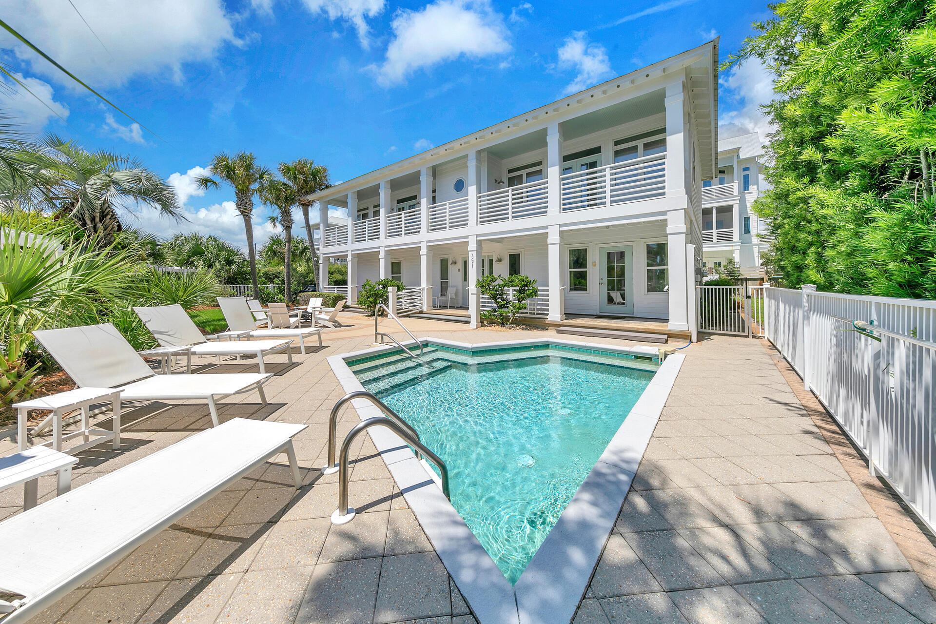 Welcome to your Coastal 30A dream home with deeded beach access.  This meticulously renovated, custom-built two-story gem is nestled just one lot off the pristine Gulf of Mexico in the charming Blue Mountain Beach neighborhood. With its 4 bedrooms and breezy, contemporary beach cottage design, this home is crafted for relaxed, coastal living.

The second level features an open-concept great room, seamlessly connecting the living, dining, and kitchen areas—ideal for effortless entertaining and making the most of your beachside lifestyle. Whether you're seeking a personal retreat or a fantastic vacation rental property, this coastal retreat delivers on all fronts.