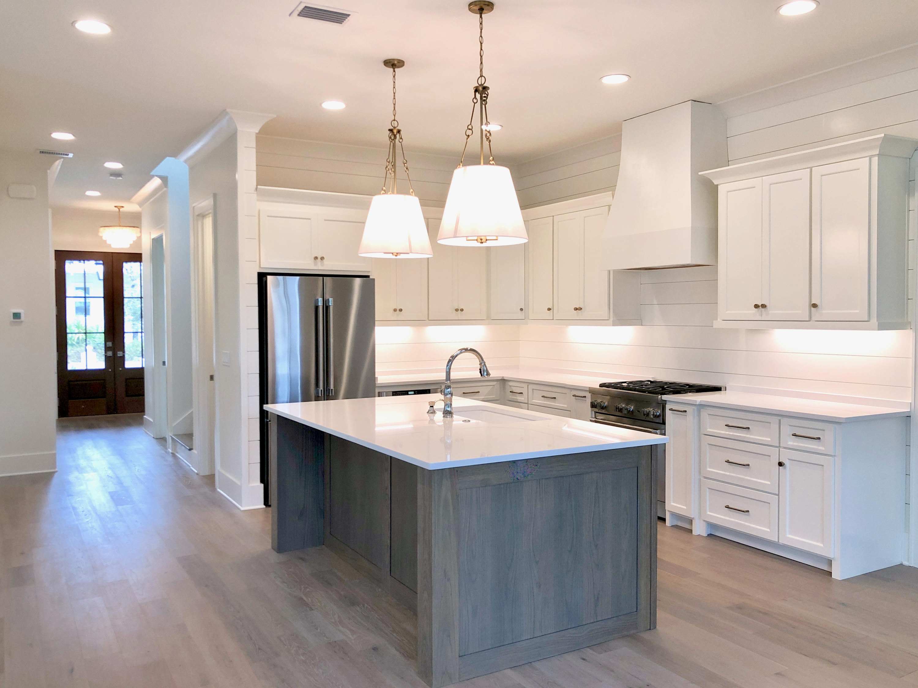 New construction opportunity in Gulfview Heights!! NO HOA! ONLY A HALF MILE TO BEACH ACCESS BY GOATFEATHERS ON THE THRIVING WEST END OF 30-A! This is a wonderful opportunity to purchase a home to be finished in Fall 2021 by renowned VDT Construction. This 4 bedroom, 4 and one half bathroom craftsman style beach home will offer a spacious layout with master bedroom on the main level and a large private backyard with pool!  The open concept living/kitchen/dining area lives large with a serene back loggia area overlooking the yard and pool. Upstairs will offer 3 bedrooms all with en-suite bathrooms and an additional open living/media space perfect for kids, home office or just an additional sitting area. Come experience excellent privacy just off 30A with ample shops, restaurants, beach accesses and other local amenities just a short golf cart ride away! This property will serve perfectly as a primary home, second home or even vacation rental investment. Embrace the 30A lifestyle in this brand new home today!