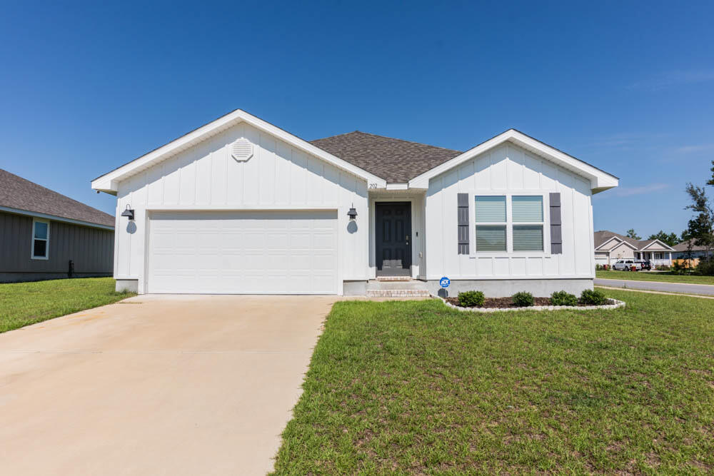 Available Now and Move In Ready.......Desired Pool Community features ''The Cali'' floorplan with open concept living with 4 bedrooms, 2 bathrooms, kitchen island, eat in kitchen space, large laundry, walk in pantry, spacious rooms and more. Corner lot is steps away from the community pool and clubhouse.  Covered back patio for outdoor entertaining, lounging, and watching the sun set. Nice appliance package, neutral paint and in great condition.  Easy commute to bases, beaches and shopping.  No inside smoking or vaping.  Pets will be allowed with a $400 non-refundable pet fee and owner approval.  www.rentgoodlife.com