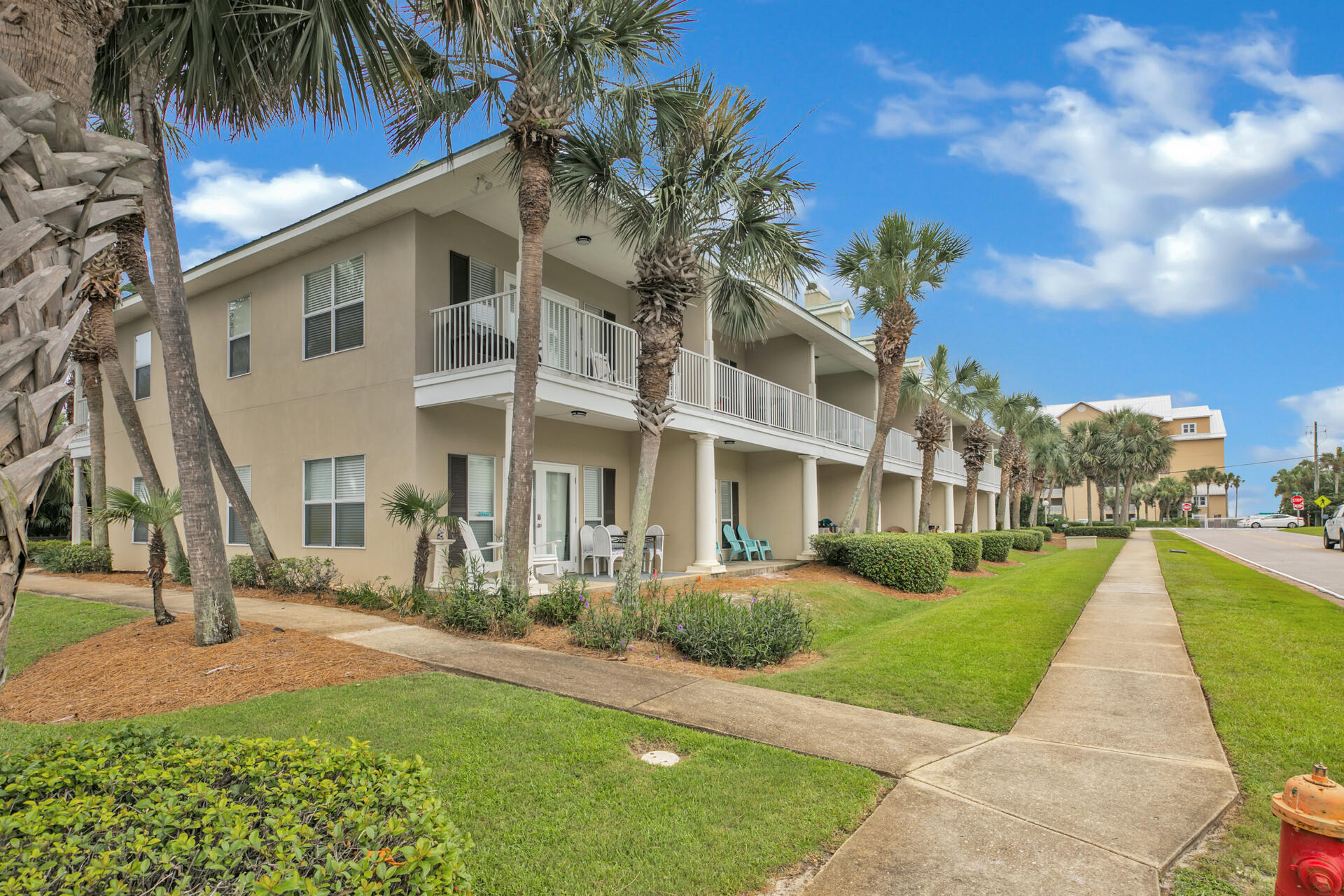 This lovely condo is your ticket to the fabulous beach lifestyle. Beach access is just across the street. Create vacation memories and/or cash in $$$ in rentals.  Tile floors and stainless appliances. Located on the popular walking/bike path, with many fun restaurants and attractions in the area. Pool, hot tub, and bbq grills. Sleeps up to 6 people. Buyer to verify all information.