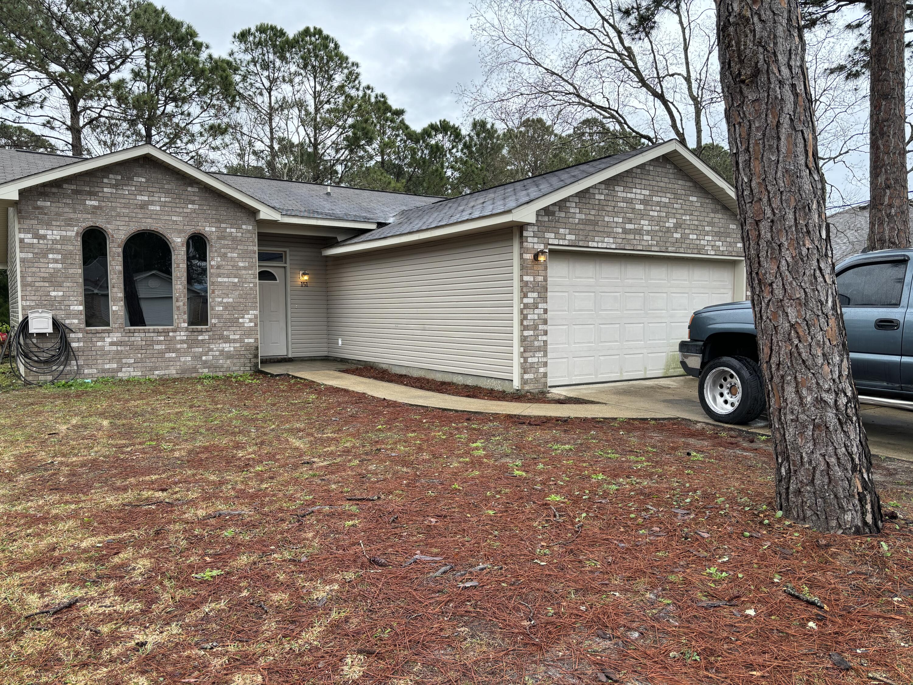 Nice home on a cul-de-sac. New lvp flooring throughout; Master bedroom will have new carpet; spacious laundry room; open floor plan with 10 foot ceilings; all bedrooms have walk-in closets; hurricane shutters; ceramic tint on living room windows, front door and on one of the sliding doors in back.  Come see this house and call it home.