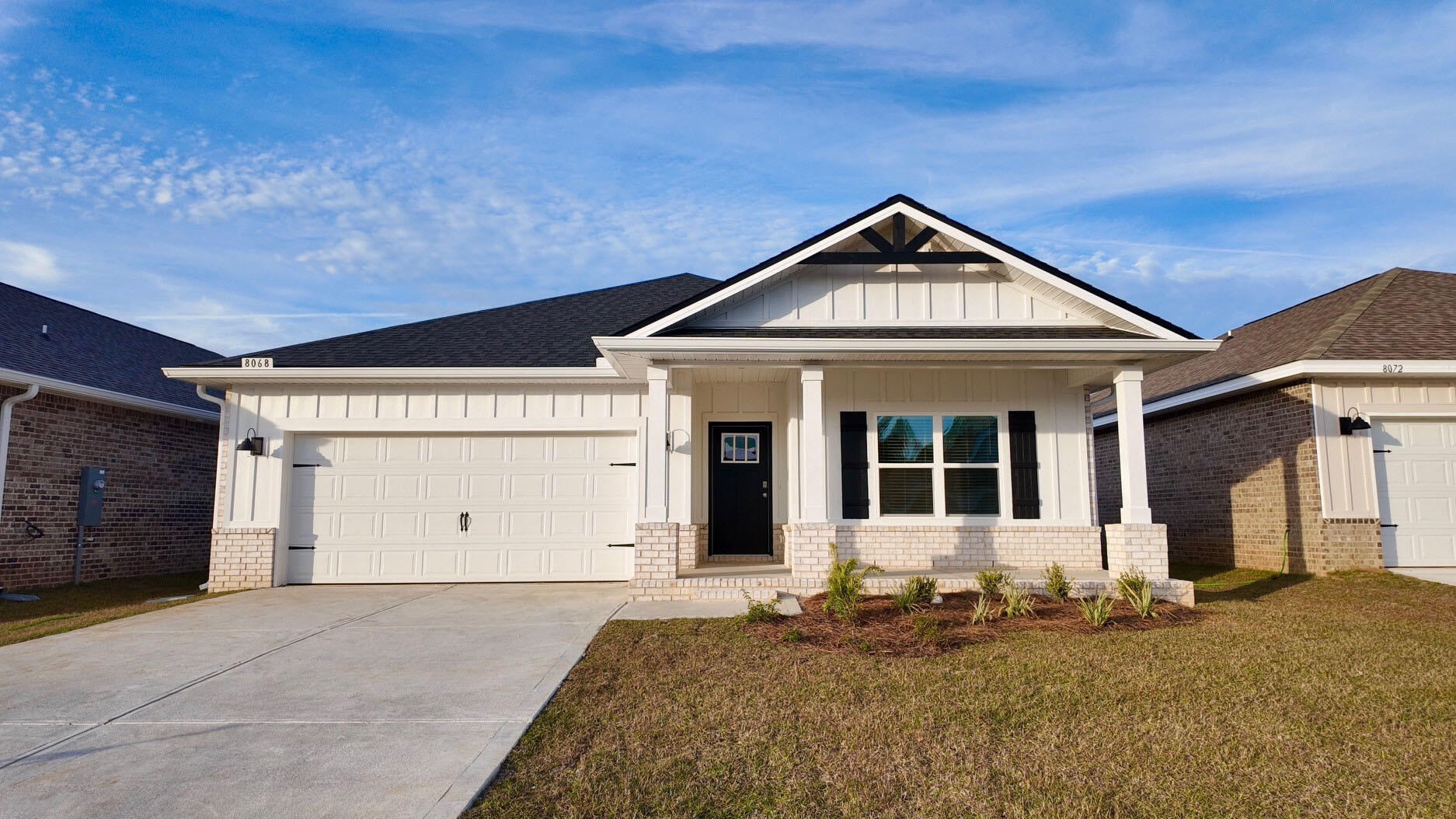 Ask us about our current incentive rates and closing cost assistance!
Blackwater Reserve is a NEW community featuring a beautiful community pool, Lazy River and Pickle Ball. The 'BEAU' model is a highly desirable open concept floorplan, 9 ft. ceilings, built-in lighting and a fabulous layout for relaxed living, 4 bedrooms, 2 bathrooms, 2-car garage, covered patio & the 'Smart Home Connect 'System with a variety of convenient Smart Home devices. NICE open living room with the dining area open to the kitchen & living room has lots of windows for natural lighting. A well-designed open kitchen includes stainless steel appliances, a smooth-top range, built-in microwave, gorgeous quartz countertops, corner pantry, island bar, eye-catching wood-look flooring & carpet in the bedrooms.