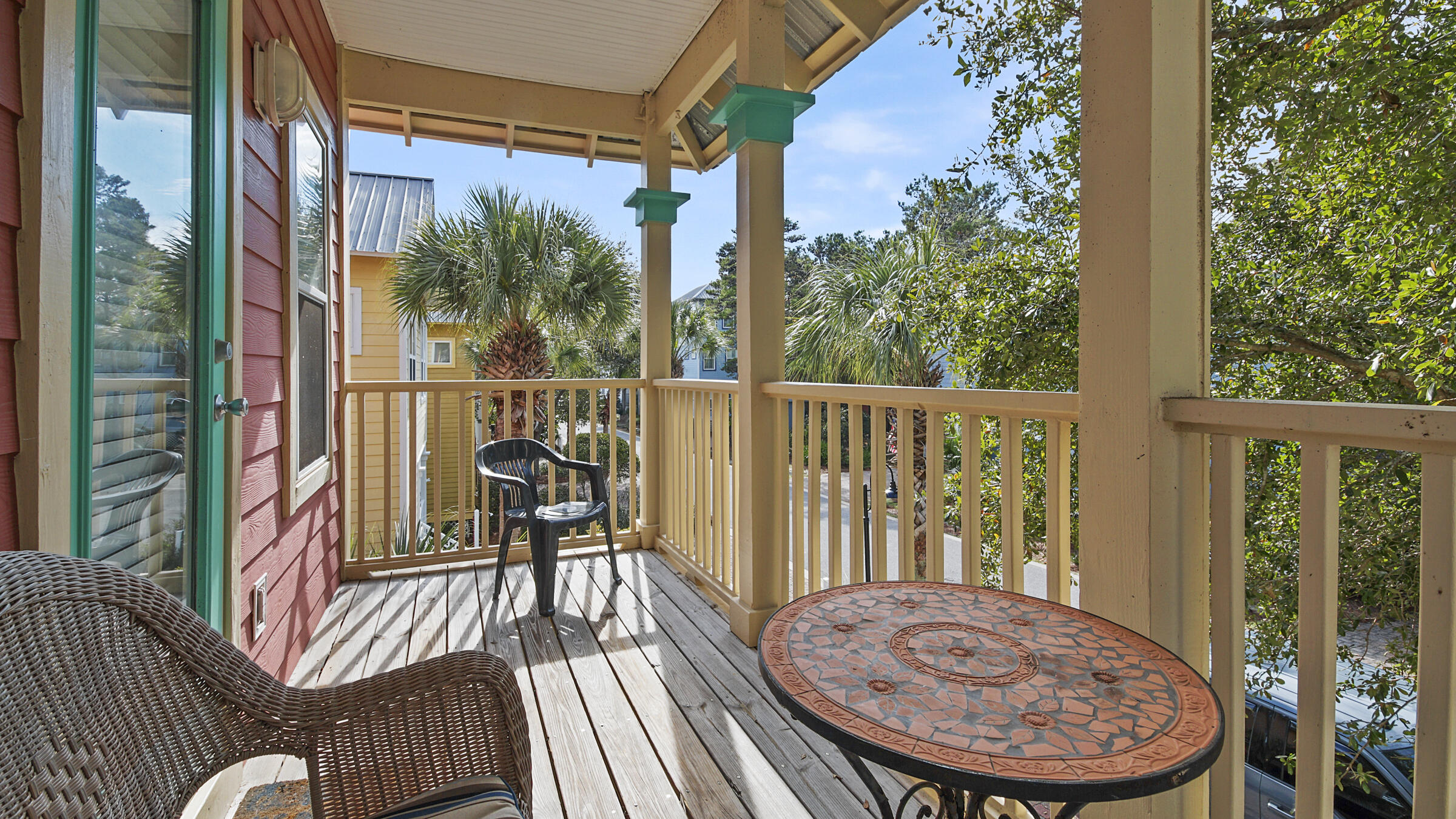 This 3-bedroom 3-Bath charming Florida coastal cottage is in the intimate community of Old Florida Village. Between Blue Mountain Beach & Gulfplace on the West end of 30A. Less Than 4000' to the Beach Access and the white sands of the Gulf of Mexico. The home features a Metal Roof, Real Wood Floors, Raised Ceilings, Quartz Countertops, and Stainless Steel Appliances. The A/C System was replaced less than 3 Years ago and the home has been very well maintained. This property would make a wonderful Primary home or an excellent Vacation Rental Investment. The master bed/bath suite is located lakeside at the rear of the home with its own private lakeside balcony and View. The home is easy to view. Call your favorite Agent today to Schedule a Showing. All measurements, Ages and Room Sizes are approximate. Please Verify if important.