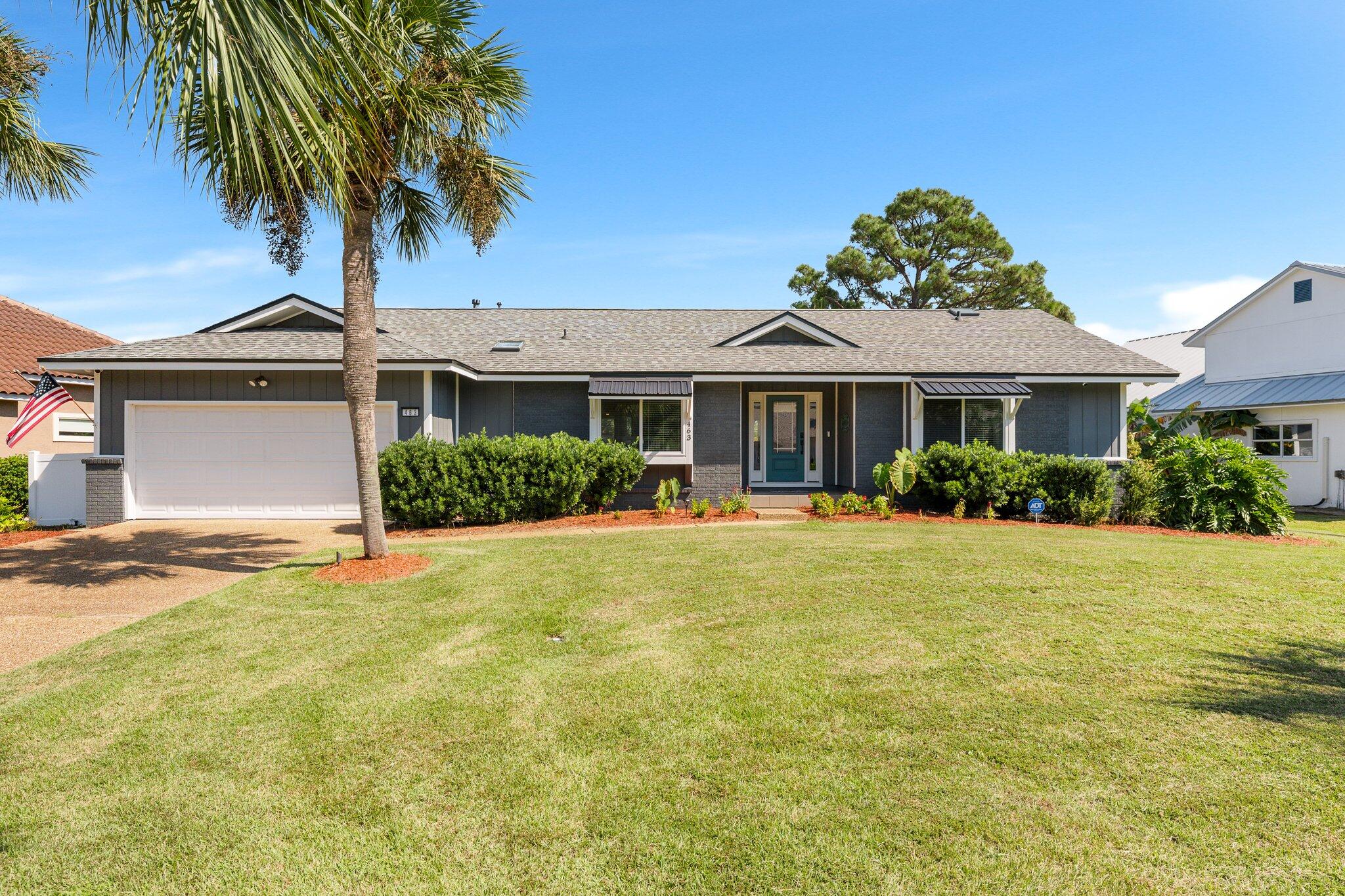 Your coastal oasis awaits!  This stunning  home in the Bay Point community is a water lover's dream!  Bring your boat and enjoy all that life has to offer in your own place in paradise.    With 1,876 square feet of living space, this coastal retreat offers stunning waterfront views from the living area as well as the primary bedroom.  The luxurious outdoor space was designed with entertaining in mind.  The heated pool with a hot tub has been recently re-grouted and re-plastered with a pebble tech finish. The beautifully landscaped yard features zoysia sod and a new irrigation system, all of which is enclosed by aluminum fencing.  The home also a new roof and skylights, new hurricane windows, sliding doors and exterior paint. And don't forget about the gorgeous gourmet kitchen, with an extra large island that is perfect for entertaining.

Call today to see this beautiful piece of paradise!