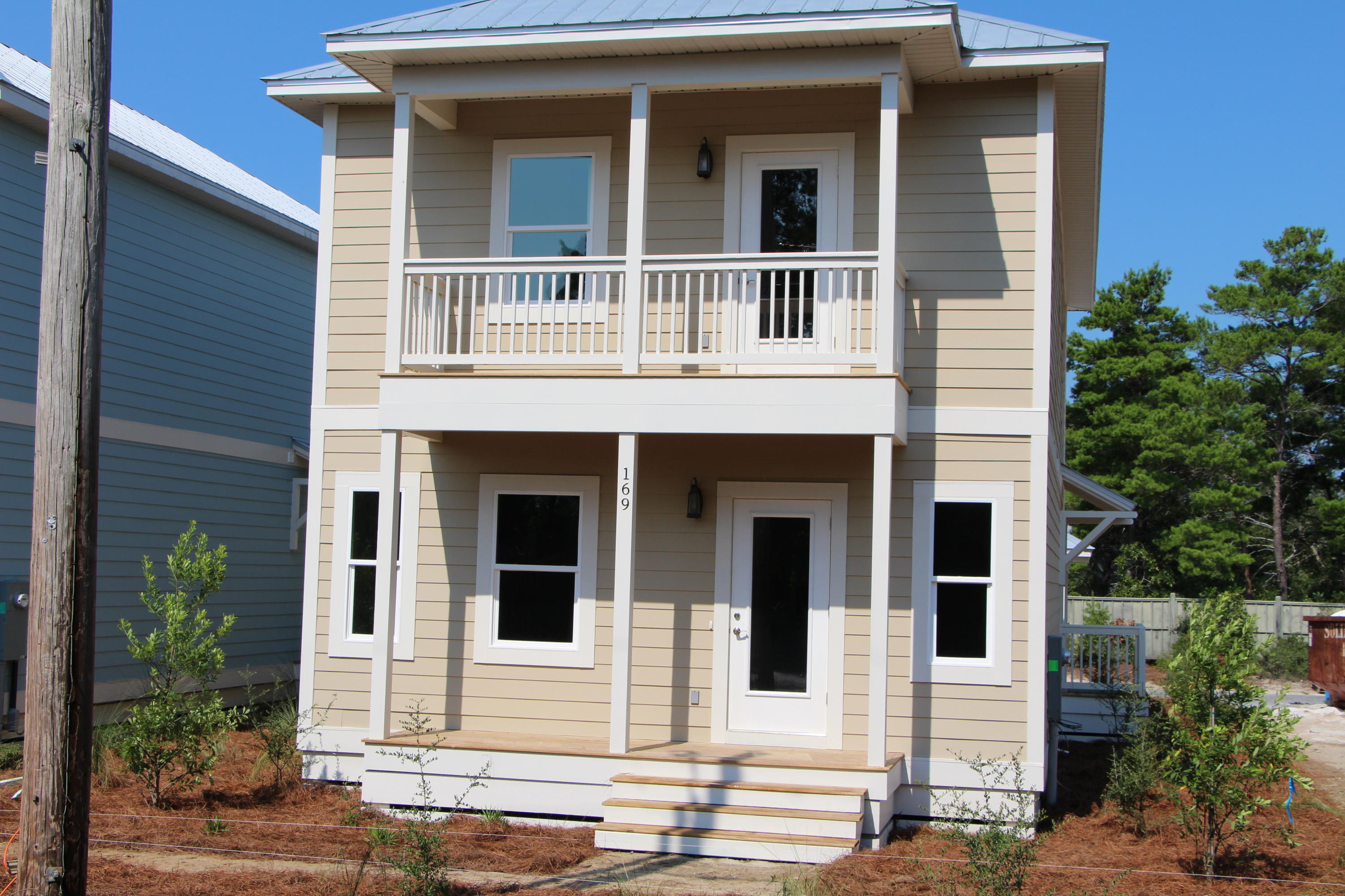 Don't miss this opportunity to own a brand new home just off 30-A under $500,000 close to the beach with your own private pool. This home has four (4)bedrooms, separate bunk or office space, and three and a half bathrooms (3.5). Hardwood floors throughout, hurricane rated windows and doors, granite countertops, stainless appliances and crown molding. Double vanities in master bathroom and one of the guest baths. It has a two car carport with storage closet for beach chairs,umbrellas and bikes. Brick pavers and outdoor shower help make clean up from the beach a breeze. Located near public beach access with bathrooms, picnic tables and showers. Close by are restaurants, shops, bike rental and my favorite, an ice cream shop. Gulf Landing is composed of eight single family homes.