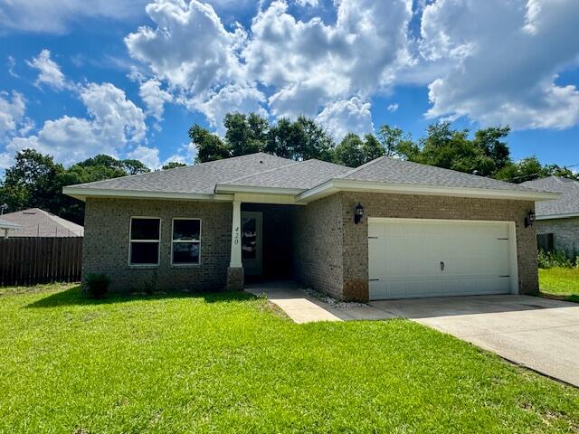 Opportunity is knocking again.   Assumable 3.25% interest VA mortgage. Location, location, better than new!  new carpet throughout, and fresh paint. Conveniently located near Air Force bases, stunning beaches, and premier shopping, this home offers the perfect blend of style, functionality, and convenience! Packed with upgrades, this property features quartz composite countertops, a breakfast bar, and white soft-close cabinets in the kitchen. The wood-look tile floors in the foyer, kitchen, baths, and laundry room add durability and elegance.

The spacious primary suite includes a tiled shower, a separate soaking tub, and a thoughtfully designed layout for comfort. Both the kitchen and baths boast solid surface countertops, adding timeless appeal and easy maintenance