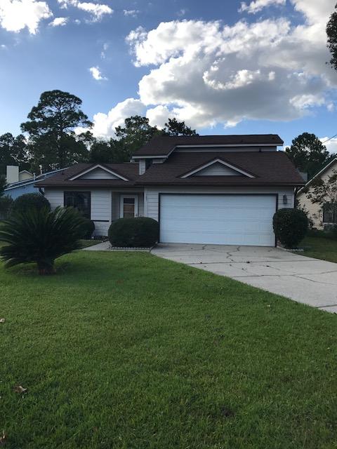 Wonderfully maintained and convenient 3 BR home. Brand new remodeled kitchen overlooking living room with fireplace. Master suite is on first floor. Two additional bedrooms on the second floor overlook lake behind home. Immaculate yard with covered patio overlooking lake. You will not find other rentals in this move-in ready condition.