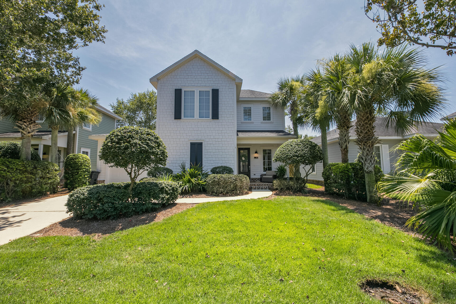 SELLER TO PUT ON NEW ROOF PRIOR TO CLOSING!!  ELEGANTLY UPDATED, like new HUFF built home w/stunning brand new, remodeled, CUSTOM kitchen, newer wood tile look flooring, shiplap walls, new interior paint, light fixtures, updated bathrooms & closets & newer ext. paint!! Not a single detail was missed! This gorgeous home w/9 ft ceilings & shiplap walls has an open floor plan & 1st floor master. As its beautiful furnishings are negotiable, low HOA covers ALL lawn care & community pool, clubhouse, playground, dog park & fitness center are close by, this TURNKEY home is ideal as a primary or 2nd home. Located in the highly sought after Church Street Village, you're minutes from famous 30A, white sandy beaches & Hogtown Bayou. Book your showing now, this beautiful South Walton gem won't last lon