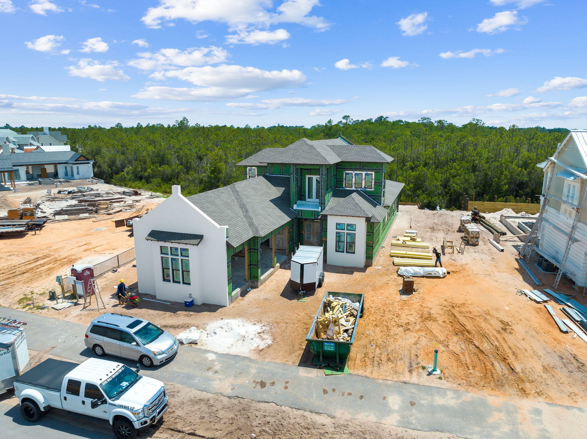 Designed by renowned architect John Williams, this elegant new construction nestled behind the private gates of Camp Creek features impressive craftsmanship with a tasteful coastal flair throughout. A chef's dream, the kitchen encompasses custom milled cabinetry, an oversized island, quartz countertops, and a luxury appliance package with gas range. The expansive living and dining areas are perfectly positioned off the kitchen with direct access to the covered porch with outdoor kitchen effectively blurring the lines between indoors and out while creating a true continuation of living and entertaining space. Strategically positioned, the first level main suite facing the pool is paired with a spa-like ensuite featuring dual vanities and custom tiled wet room. Two additional bedroom suites, each with a dedicated ensuite, complete the first floor. Perched atop the second floor, the breathtaking second-floor main suite is a true oasis featuring a private porch providing the perfect place to enjoy the mesmerizing hues and colors provided by the famed Emerald Coast sunsets each and every night along with a sumptuous ensuite. 
 
253 Golf Ridge Drive comes paired with a WaterSound Clubs Membership providing entry to the acclaimed private beach club along with access to some of the area's best golf courses including Camp Creek, Sharks Tooth, Origins, and the planned Davis Love course. The rental restricted community also enjoys exclusive access to the newly constructed amenity center featuring dual pools, lazy river, pickle ball courts, tennis courts, a wellness center, and an on-site restaurant.

Geographically poised between Scenic Highway 30A and Highway 98, the WaterSound Camp Creek community offers convenient access to the iconic town centers of Alys and Rosemary Beach along with the culmination of world-class dining and entertainment options 30A has to offer. 

Located directly across Highway 98, the WaterSound Town Center hosts events like a weekly Farmer's Market and encompasses a Publix, restaurants, a STEAM school learning campus, and medical offices. Inquire today to learn more and discover why WaterSound Camp Creek remains one of the most sought after ownership opportunities along 30A for full-time and second home residents alike.