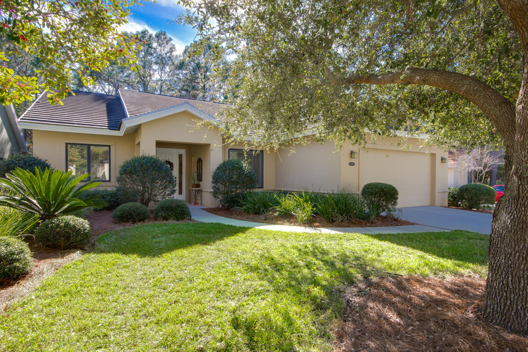 Gorgeous single story Mediterranean style estate in St. Andrews, a quaint, rental restricted community within Sandestin Golf & Beach Resort. This home offers pristine tile throughout the main living area, kitchen and 1st guest bedroom (could easily be converted into an office), granite counters paired with white cabinetry, and state of the art stainless steel GE appliances including a gas stove and Cafe touch screen refrigerator. This is a nice split bedroom floor plan with each bedroom having a private en-suite. Other nice features of this home include a wet bar, french doors to the huge screened porch, and 2-car garage. This home is a must see and won't last long. As an added bonus and to introduce the new owners to the Sandestin lifestyle, the listing brokerage and seller(s) are offering an incentive package to the buyer(s) of this property: Golf for four on one of our three championship courses, a pass for four to Sandestin's exclusive Beach Club, and an introductory membership to the Burnt Pine Golf Club.

Sandestin Golf and Beach Resort is a major destination for all seasons and all ages, and has been named the #1 resort on Florida's Emerald Coast. This magical resort spanning over 2,000 acres is comprised of over 70 unique neighborhoods of condominiums, villas, town homes, and estates. The resort features miles of sandy white beaches and pristine bay front, four championship golf courses, a world-class tennis center with 15 courts, 4 resort swimming pools (and 15 private neighborhood pools), a 113-slip marina, a fully equipped and professionally staffed fitness center and spa, meeting spaces and The Village of Baytowne Wharf, a charming pedestrian village with events, shopping, dining, family entertainment and nightlife. For true golf cart community living, Grand Boulevard is just outside the resort gates and provides access to additional shopping, dining and entertainment â€“ all without traveling on Hwy. 98.  Come to Play, Stay for Life!