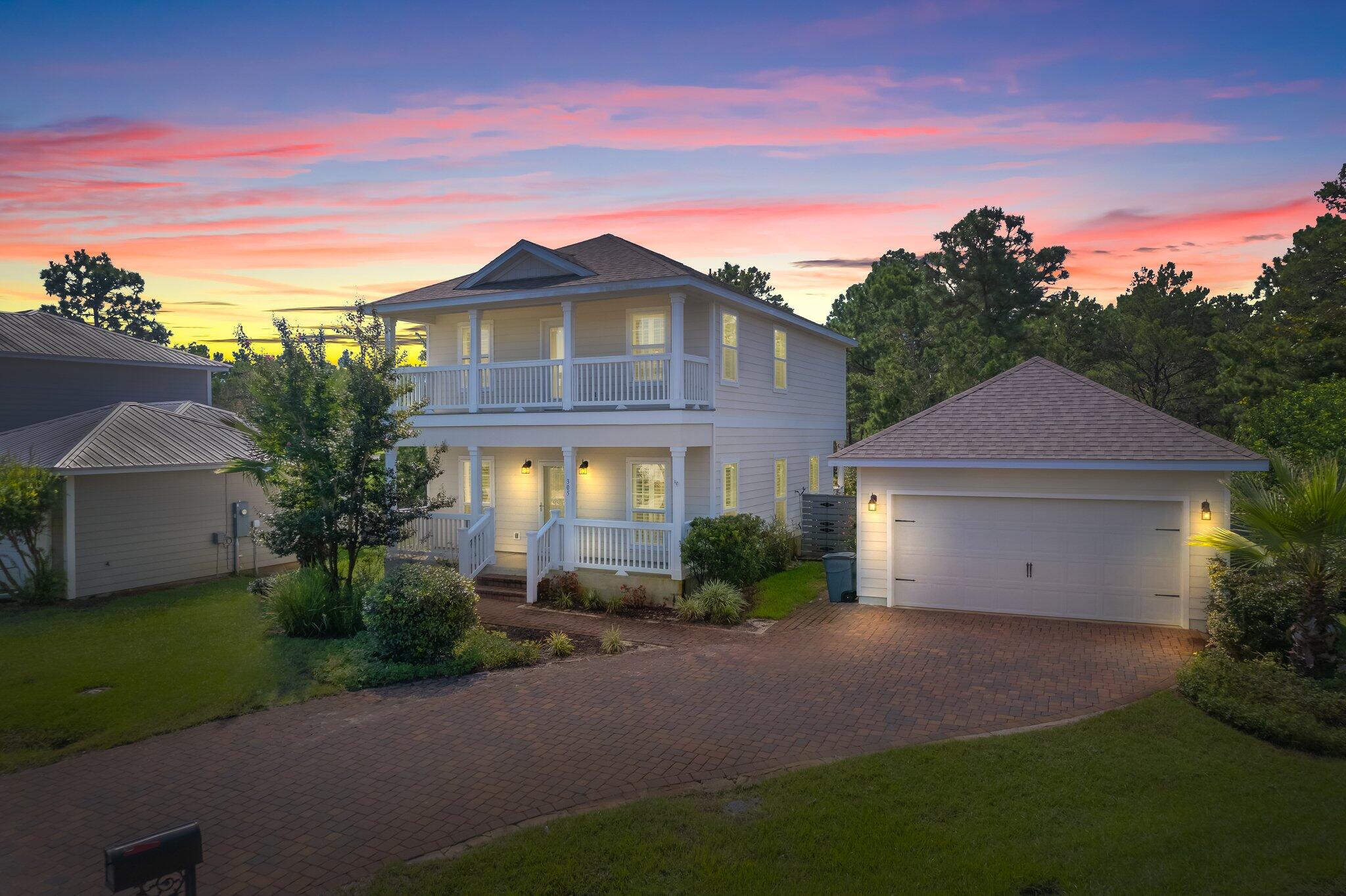 Motivated sellers! Nestled behind the gates of Cypress Breeze Plantation on a quiet cut-de-sac sits your perfect beach retreat! Upon entering the home you will notice the open floor plan highlighted by plantation shutters, crown molding and recently renovated LVP flooring. Upstairs you will find a large master suite with access to a spacious balcony. Two additional bedrooms are featured on the second floor including one with custom built in bunks.  Perfect for a primary or second home, the property is also well suited as an investment property with gross rental income exceeding $75,000 in 2023 and multiple 5 star ratings. The gated community of Cypress Breeze offers an incredible private resort pool and is a short bike or golf cart ride away from the beaches along 30A and several restaurants including Shunk Gulley & the Gulf Place Town Center. From Cypress Breeze you are also just minutes away from upscale shopping and sophisticated dining at Grand Boulevard of Sandestin.