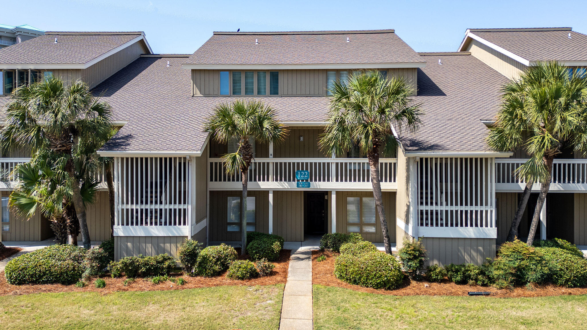 LUXURIOUS SEASCAPE BOARDWALK VILLA - Lakefront Paradise with Gulf Views!
Rare opportunity to own this meticulously renovated 3BR/3BA condo in Seascape Resort's prime location. Perched directly on Stewart Lake with stunning Gulf views, this two-level haven offers the perfect blend of comfort and coastal elegance.

THE PERFECT COASTAL RETREAT
* A short distance from Seascape's exclusive beach boardwalk access
* Dual screened balconies for enjoying spectacular water views
* Open floor plan with raised ceilings and recessed lighting
* Beautifully updated throughout - currently on the short term rental program
UPSCALE INTERIOR FEATURES
* Gourmet kitchen with granite countertops, stainless appliances and breakfast bar
* Spacious dining area with lake views and seating for six * Elegant tile and LVP flooring throughout lower level and bathrooms
* First-floor guest bedroom with a private door to the bathroom
* Spectacular second floor, lakefront master suite with sitting area and private screened balcony 
* Second floor guest bedroom with ensuite bathroom offers additional privacy
* In-unit washer/dryer and bonus pantry/owner's closet

PRIME RESORT LOCATION
* Tropical landscaping maintained by proactive HOA
* The roof was replaced 7 years ago
* Access to exclusive Boardwalk Phase 7 pool with entertainment area
* Moments away from 2,000 feet of pristine white sand beaches via the charming Stewart Lake Boardwalk
* Seascape Towne Center featuring dining, shopping and entertainment is close by

Enjoy resort-style amenities including seasonal beach service, tennis and pickleball courts, planned new Executive Golf Course, heated pool, and more! This turnkey property offers the perfect opportunity for a second home, full-time residence, or vacation rental investment on Destin's coveted Emerald Coast.

After a day of coastal fun, return to your spacious, beautifully appointed villa featuring all the comforts of home. The Boardwalk Villas truly offer a unique and peaceful setting, feeling more like your home-away-from-home than a typical vacation rental.

Create unforgettable family memories in this perfect slice of Destin's Emerald Coast paradise!