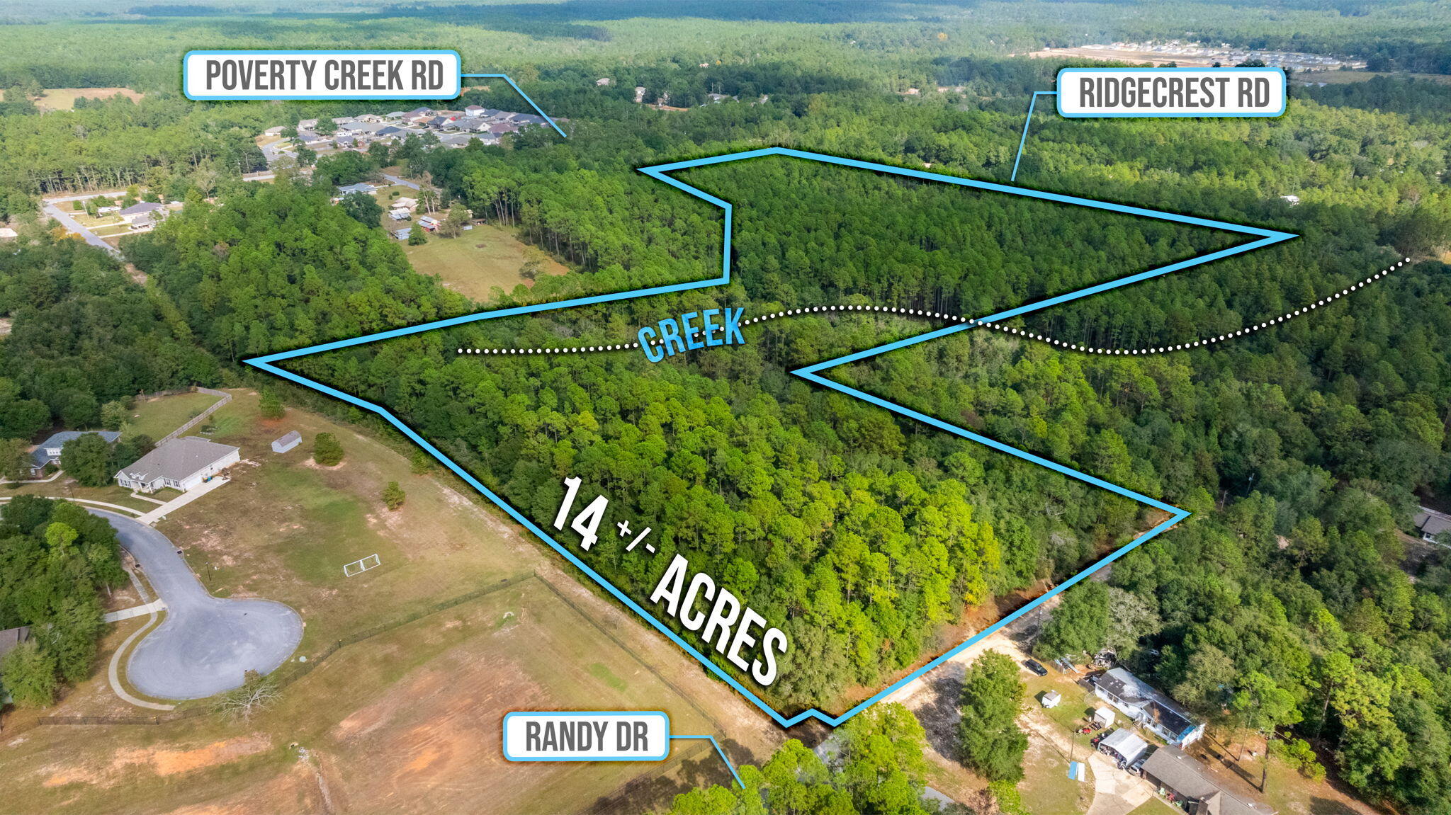 Dreaming of a peaceful escape to call your own? Look no further! This 15.5-acre wooded paradise offers the perfect spot to build your dream home, complete with a charming stream flowing through the back of the property. With convenient access from Randy Rd and Ridgecrest Rd, plus utilities ready to go, this land is just 4 miles from shopping, the post office, and the library. Don't miss your chance to see this stunning property in person—schedule a tour today! Professional photos coming soon.