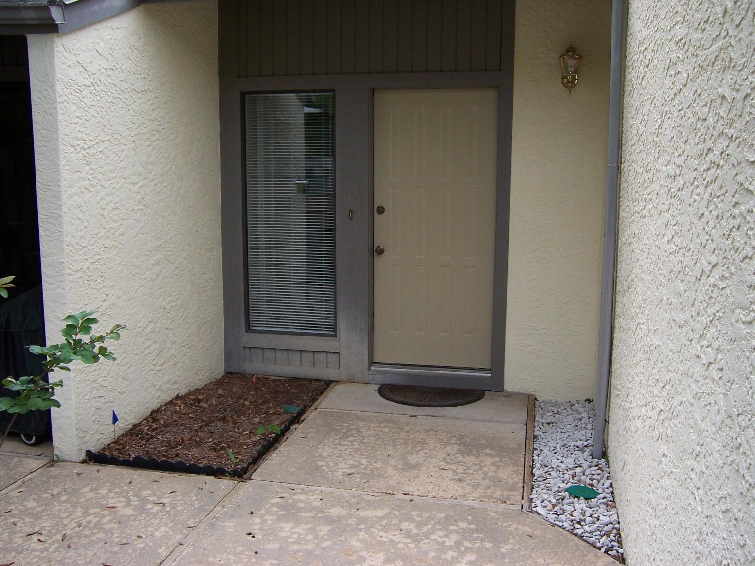 Bluewater Patio Home. This secluded End Unit Patio Home is located close to Shops, Marina, Schools, EOD school, and bases. Home Features 2 Bedrooms, 2 Full Baths (Master Bath renovated). Eat in Kitchen, Dining Area, and Large Family room with Vaulted ceiling. There is an enclosed Sun Room off the Dining Area. Opens out side. Enclosed Patio area to Left as you walk up to entrance of home. Sliding doors from Eat In Kitchen opens to this area. There is also a Second Patio off the Master Bedroom. Rent includes Lawn Maintenance and Garbage. Small Dog under 25 lbs considered with Owners approval. NON SMOKIN UNIT