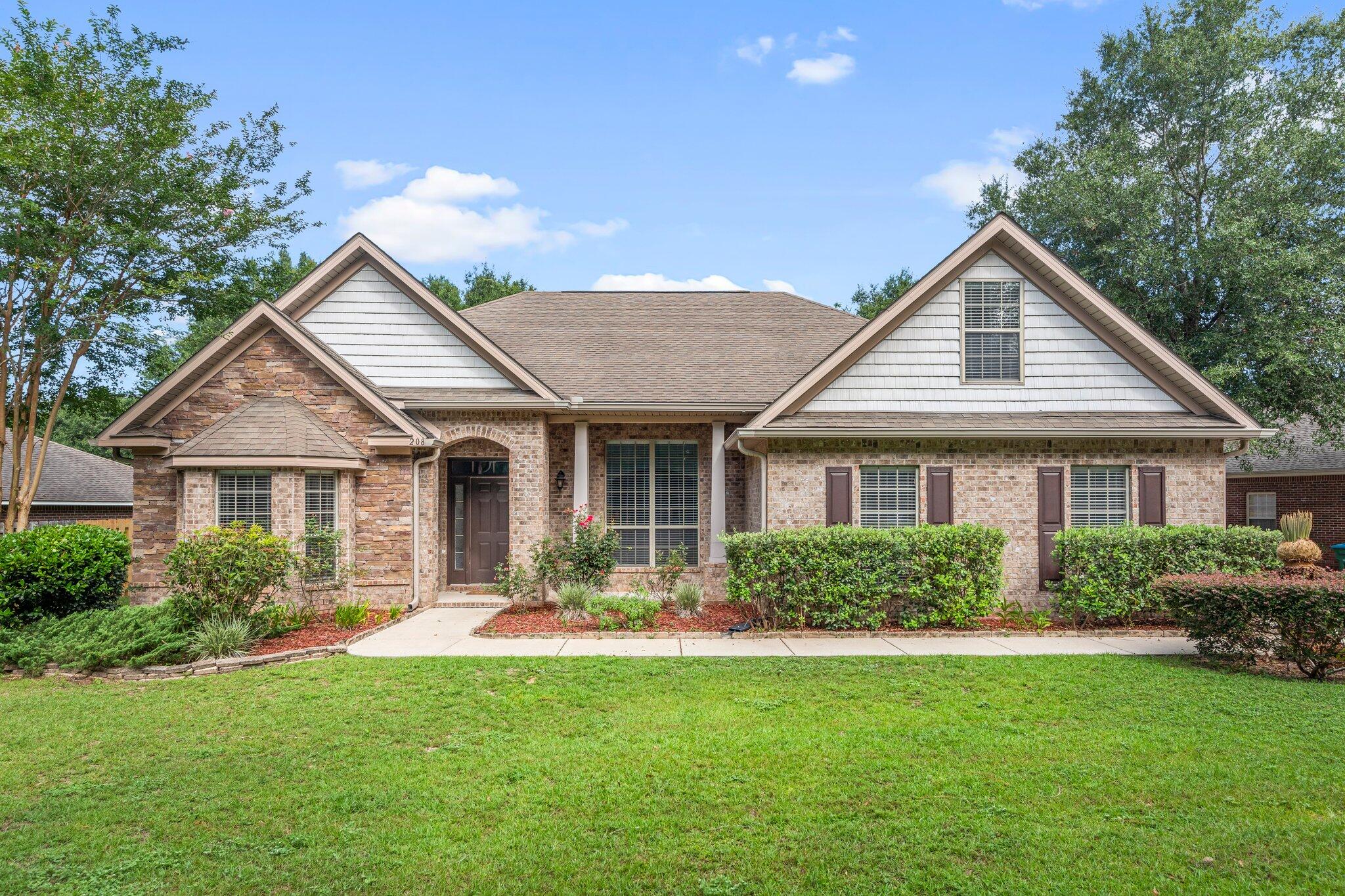 Are you looking for a home that lives large? Come take a look at this beauty with almost 2800 sqft, 3 bedrooms on the main level plus an office and dining room. A huge bonus room upstairs could also be a bedroom, home theater, exercise room - the possibilities are endless. . . The gorgeous eat-in kitchen has wood cabinets, stainless steel appliances including a refrigerator new in 2023, gas stove, granite countertops and a breakfast bar. The primary bedroom has an adjoining sitting room, ensuite master bath with separate shower, double vanity and a huge closet. Never run out of hot water with a Rinnai tankless hot water heater. This home is located in a beautiful neighborhood and has a fully fenced (new fencing in 2023) yard. A brand new roof  was installed in July 2025!